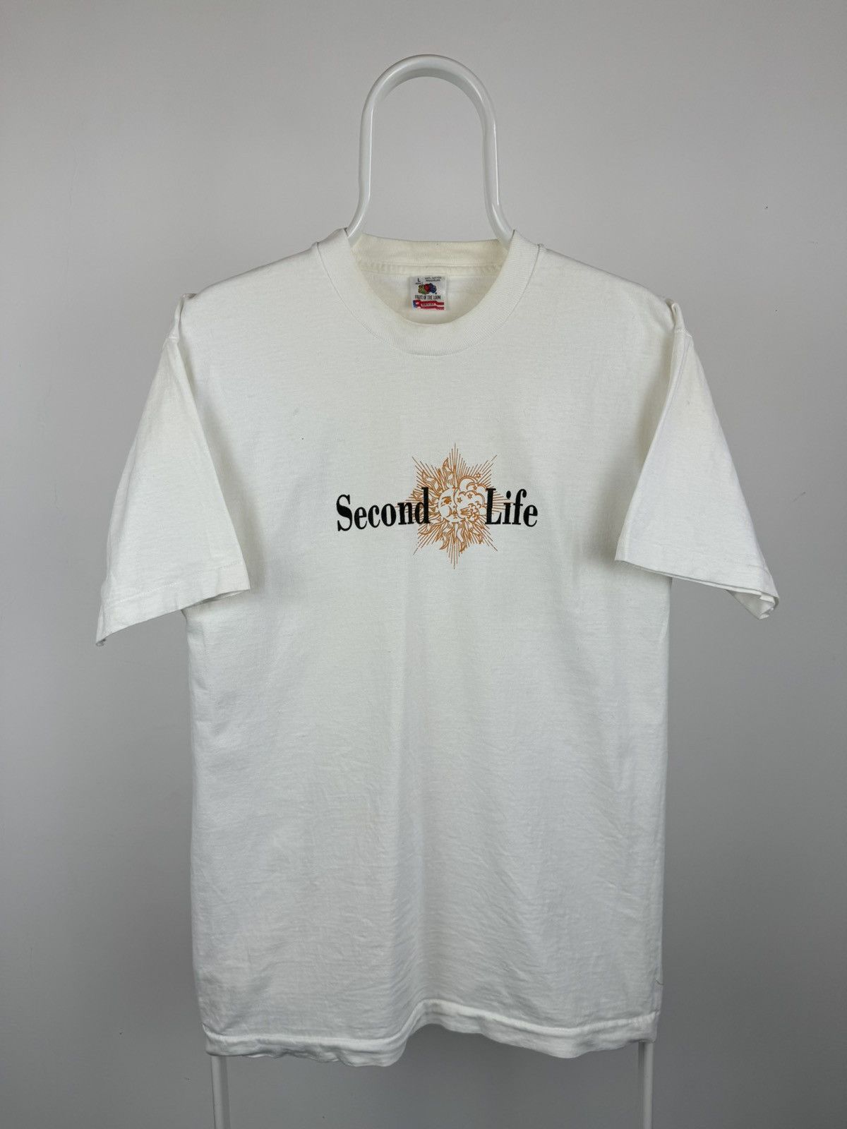 Vintage Vintage Fruit Of The Loom Second Life Made In USA Tee Size US L / EU 52-54 / 3 - 1 Thumbnail