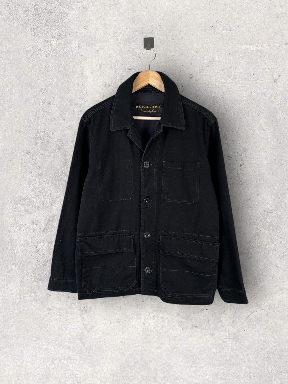 Burberry Burberry Black Canvas Mohawk Face Paint Jacket Size US M / EU 48-50 / 2 - 2 Thumbnail
