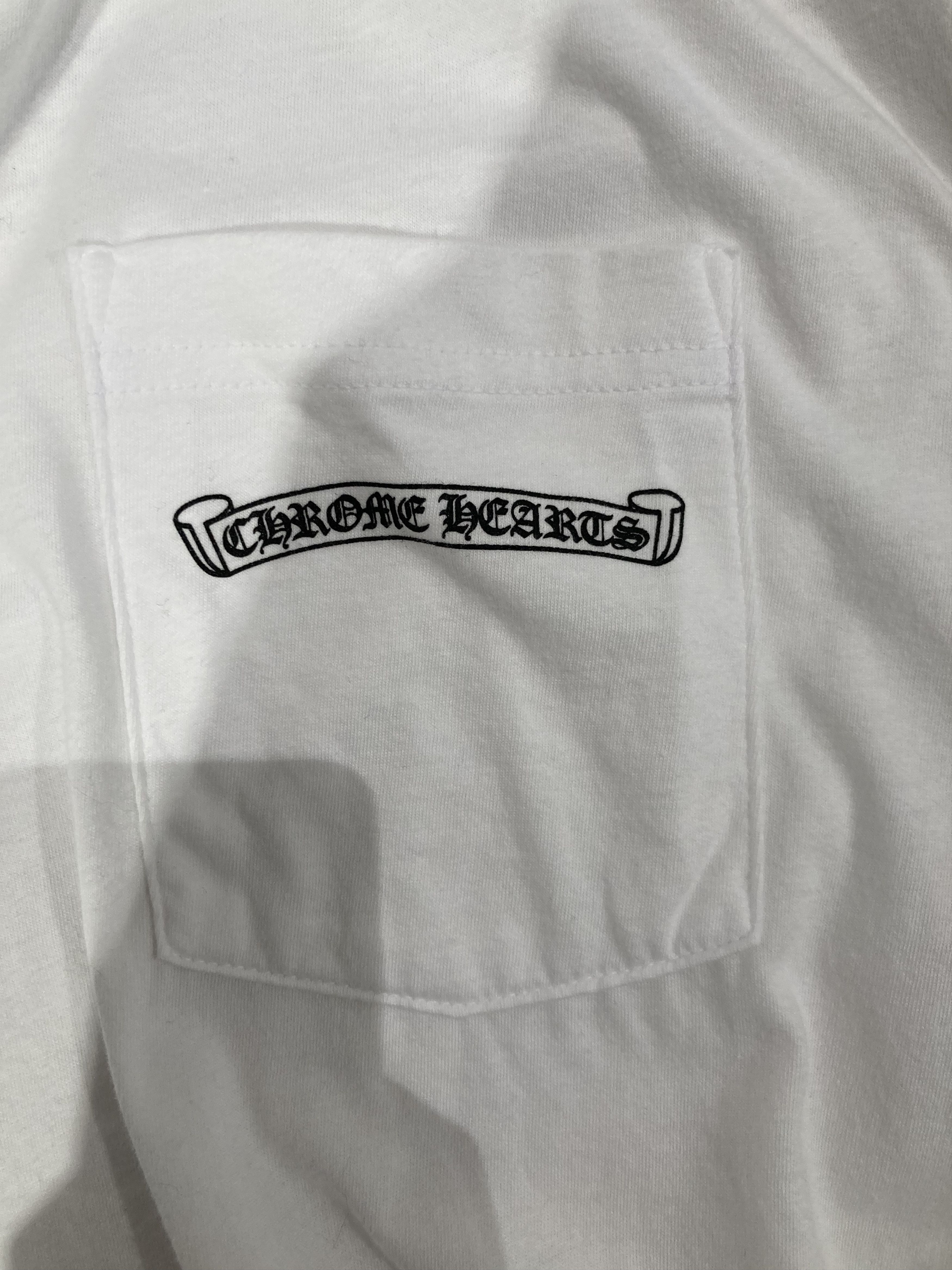 Chrome Hearts Chrome Hearts USA Script Cross Logo Tee Size US M / EU 48-50 / 2 - 4 Thumbnail