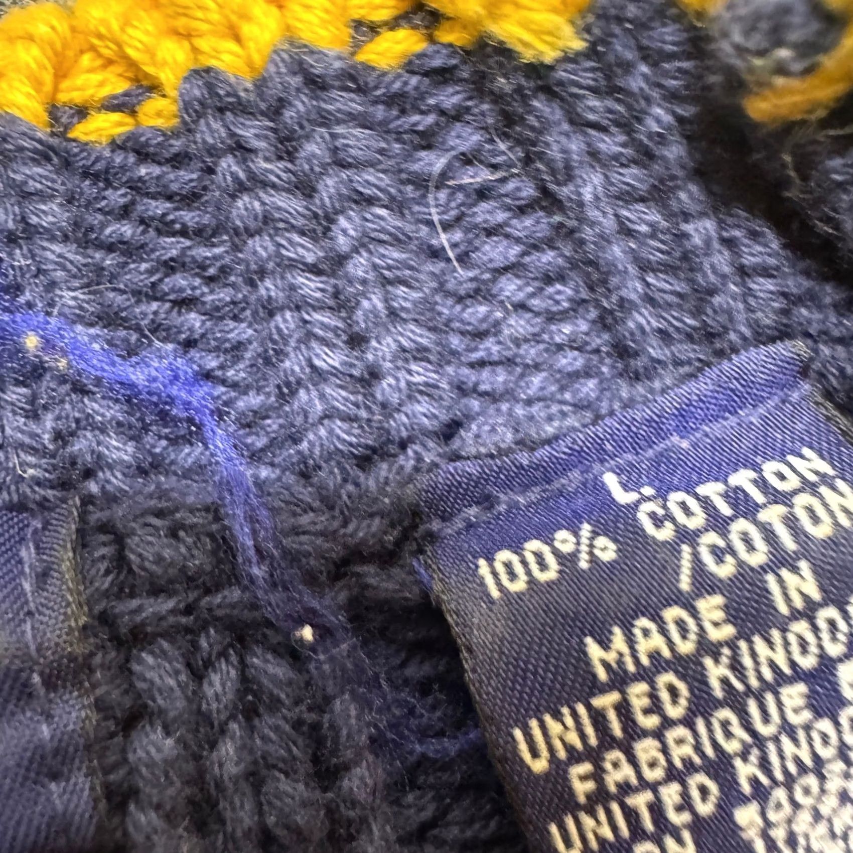 Gap VINTAGE GAP Sweater Pullover Men's L Blue 90s Cable Knitted Cotton Casual Knitted Pullover Mens Blue Size US L / EU 52-54 / 3 - 4 Thumbnail