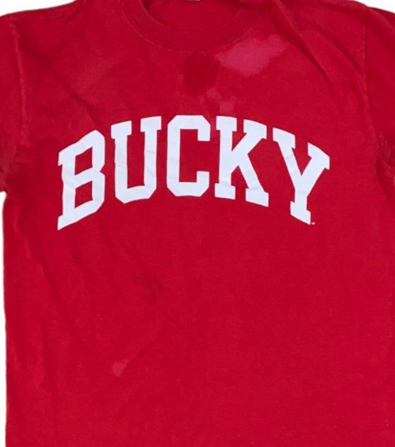 Champion 🏁 Champion 'Bucky' Ohio State Bleach Dye T-Shirt 🏁 Size US M / EU 48-50 / 2 - 2 Thumbnail
