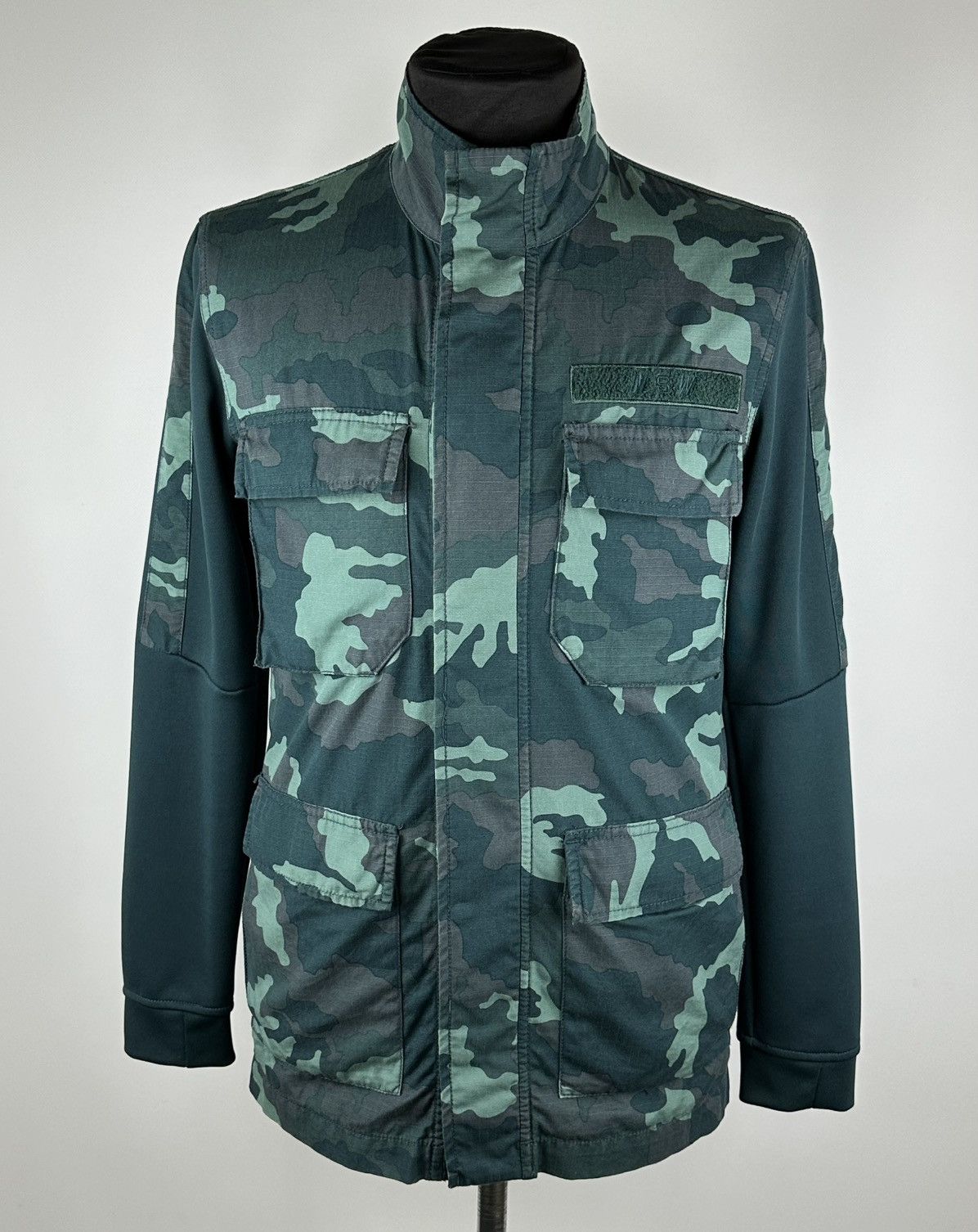 Nike Nike NSW M-65 Camo Jacket Field Parka Midnight Spruce Size S Size US S / EU 44-46 / 1 - 1 Thumbnail