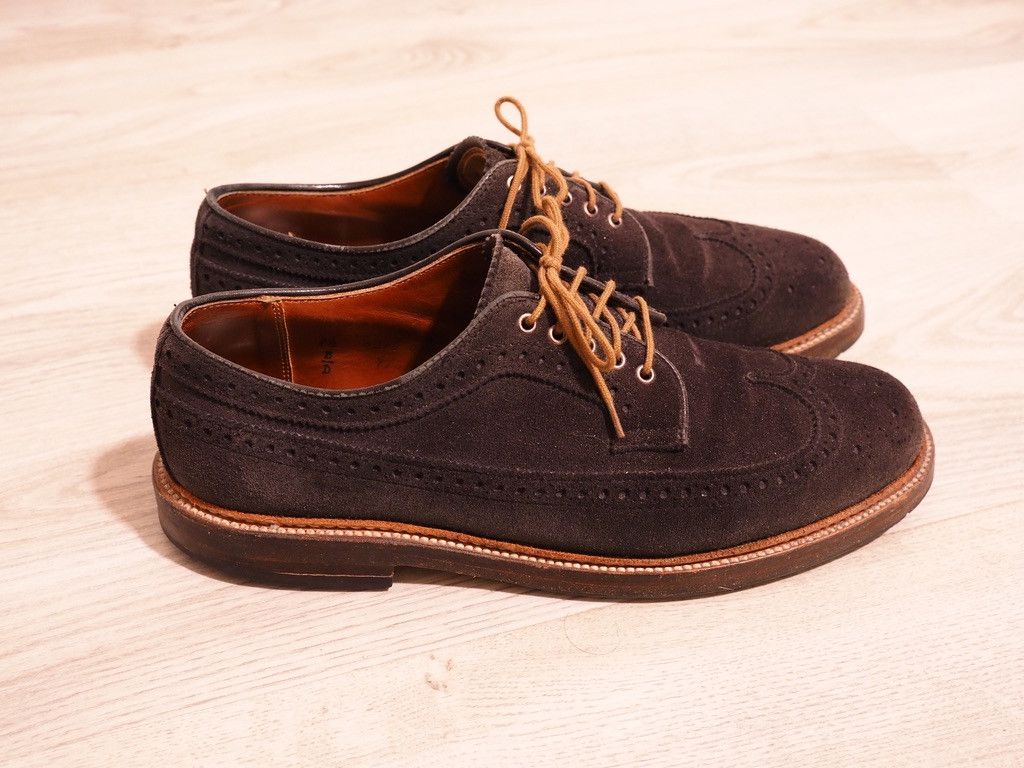 Alden Alden x Leffot Long Wing in Navy Suede Size US 8.5 / EU 41-42 - 2 Thumbnail