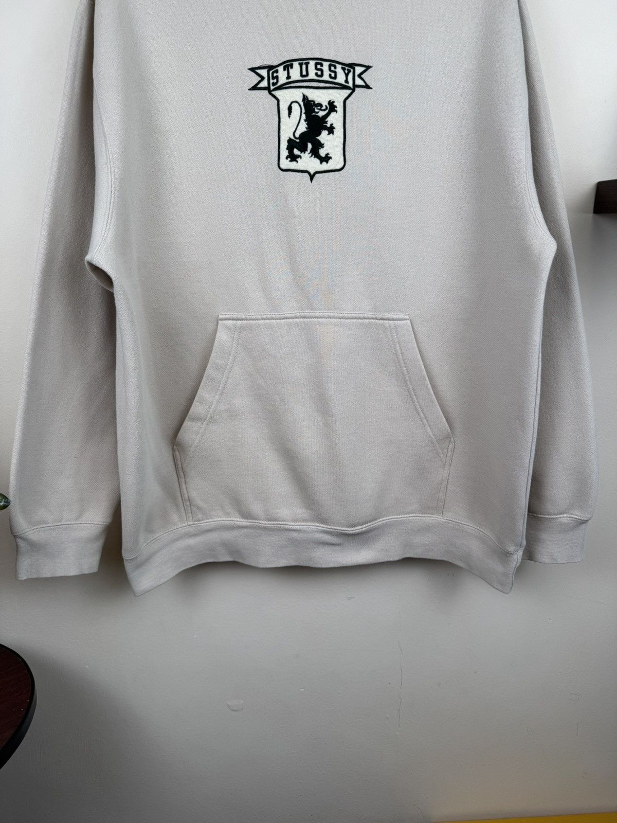 Stussy Vintage Stussy 90s Hong Kong Beige L College Blue Tag Size US L / EU 52-54 / 3 - 17 Thumbnail