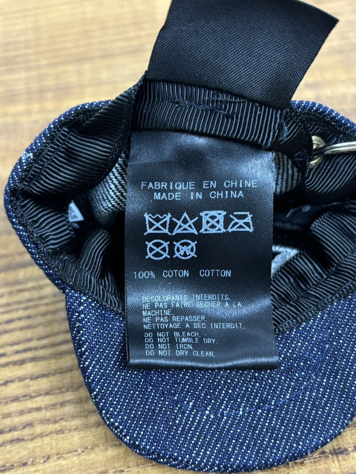 New Era × Yohji Yamamoto Yohji Yamamoto x New Era Denim Cap Mini Bag Charm Key Holder Size ONE SIZE - 6 Thumbnail