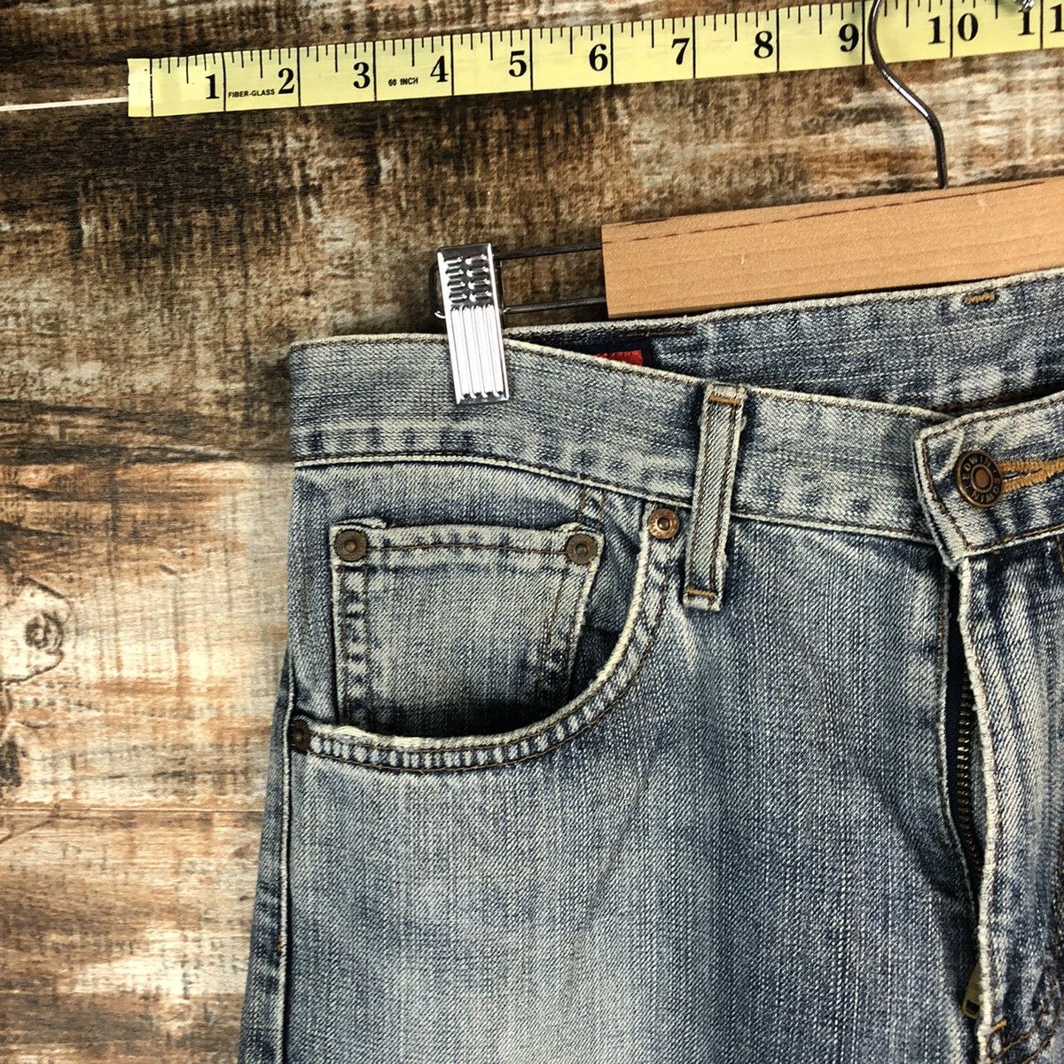 Edwin Edwin japan vintage faded Blue Denim Pants #A1403 Size US 30 / EU 46 - 7 Thumbnail