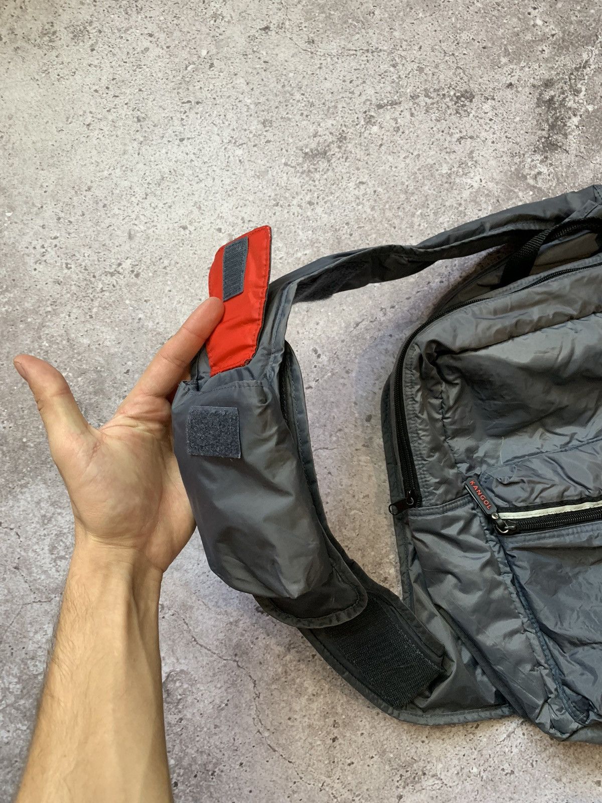 Kangol × Vintage Vintage 90s Y2K Kangol Sling Bag Gorpcore Backpack Size ONE SIZE - 3 Thumbnail