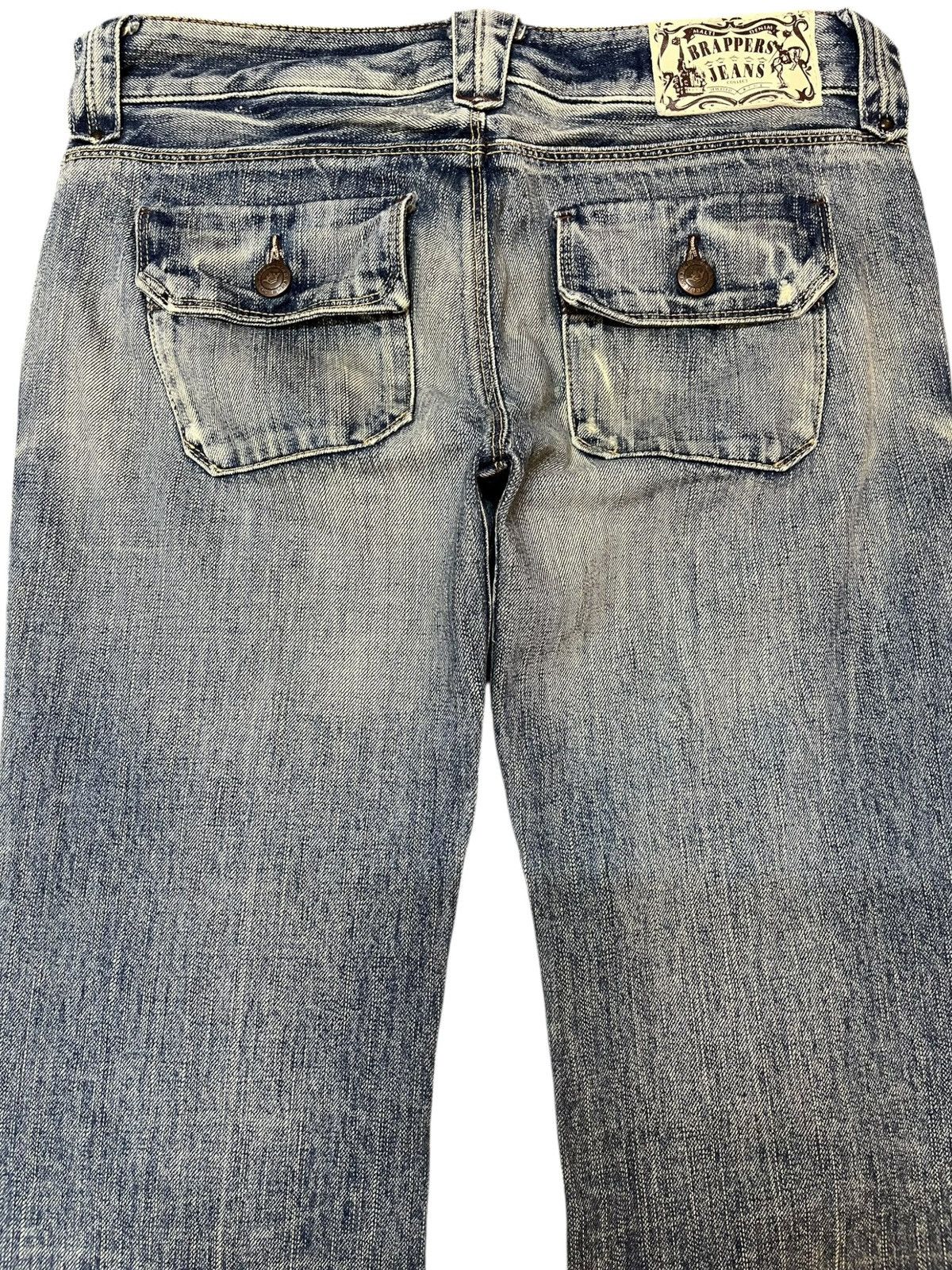 Beauty Beast × Yasuyuki Ishii Vintage Brappers Flare Bootcut Unique Design Denim Size US 29 - 8 Thumbnail