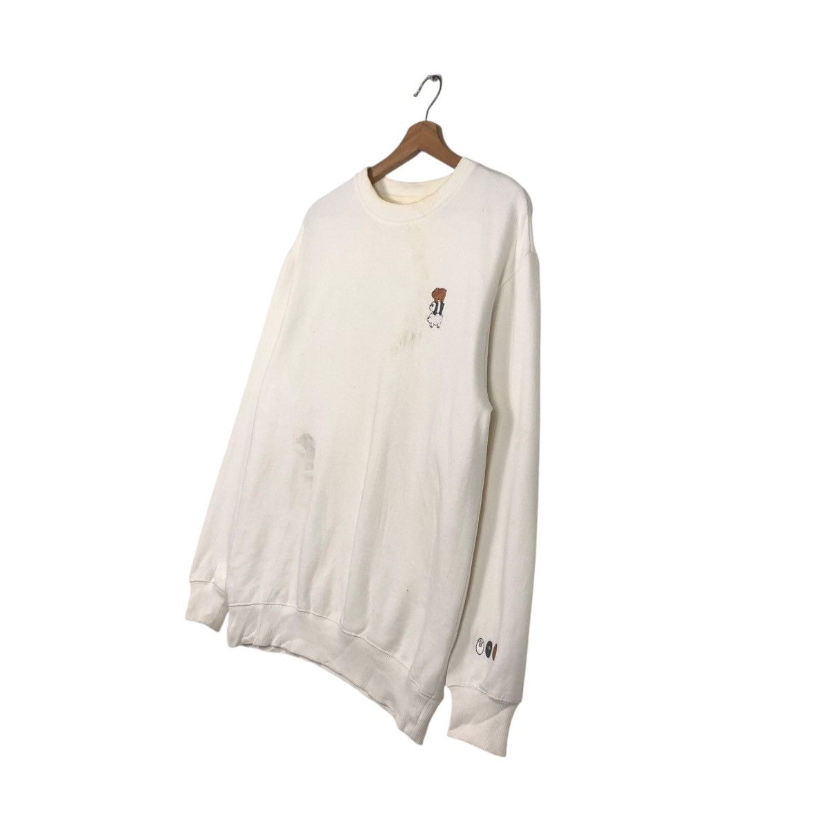 Japanese Brand 📌Vintage Sweatshirt Graphic Tee Cartoon Bear Big Logo Size US S / EU 44-46 / 1 - 3 Thumbnail