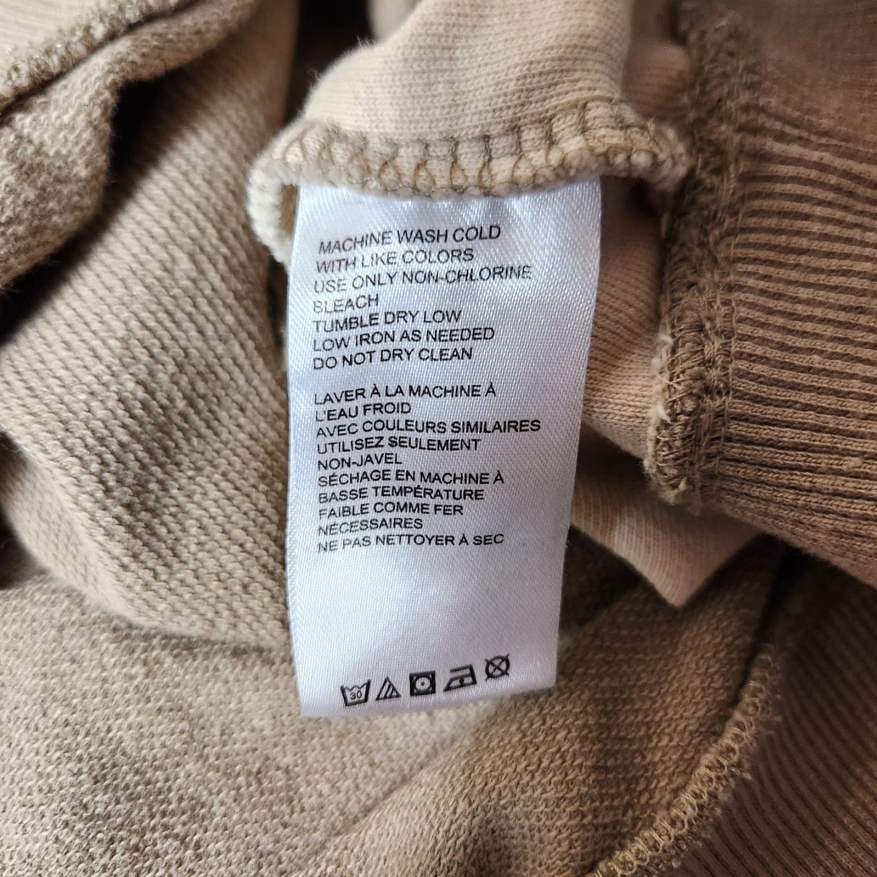 Urban Outfitters UO Standard Cloth Mens Tan French Terry Retro Crew Neck Sweatshirt Size S Size US S / EU 44-46 / 1 - 6 Thumbnail