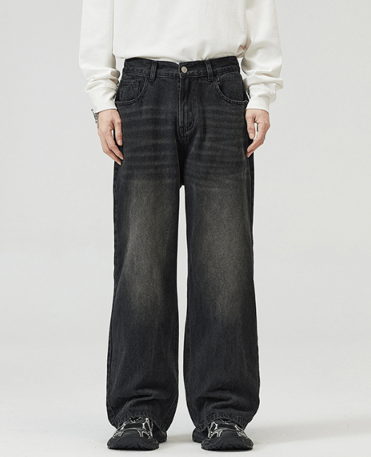 Japanese Brand × Jean American straight loose wide-leg men's baggy jeans Size US 32 / EU 48 - 1 Thumbnail