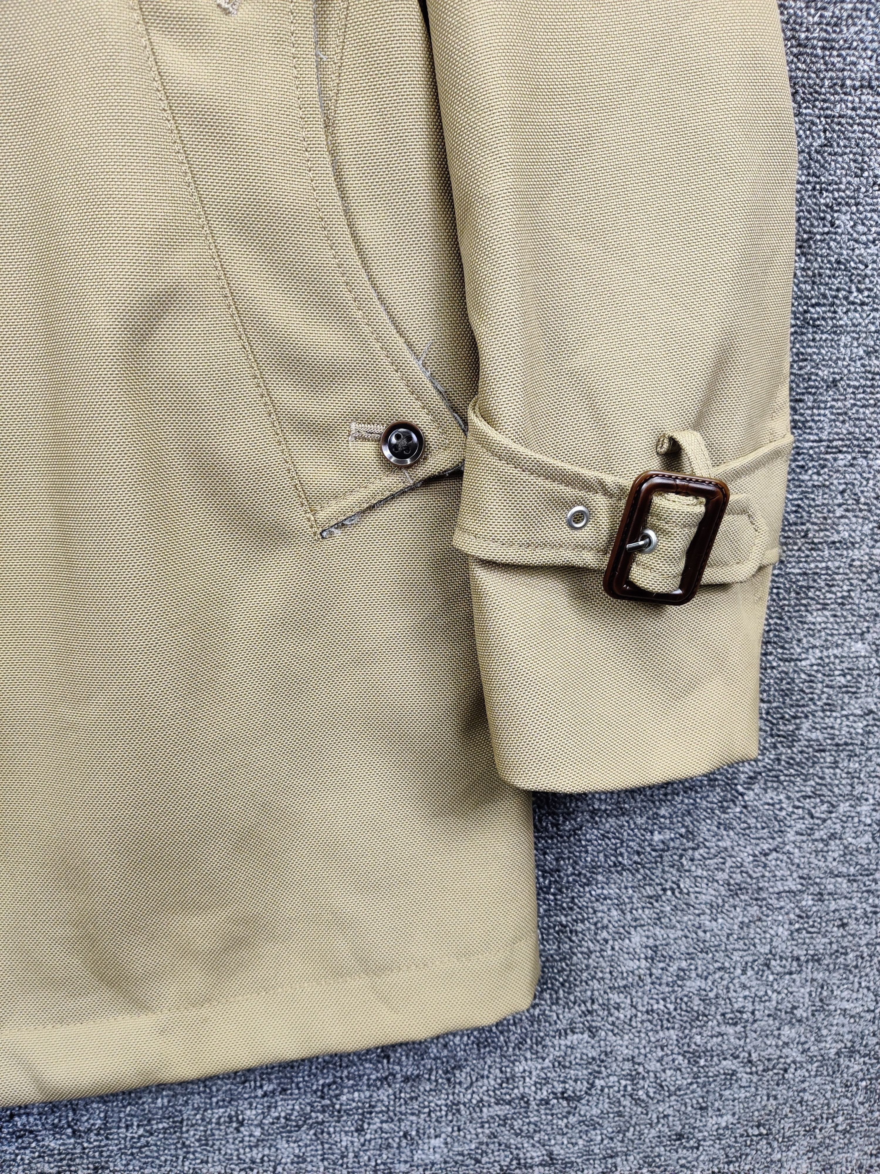 Japanese Brand Jun Men Single Breasted Italian Trench Coat Size US M / EU 48-50 / 2 - 3 Thumbnail
