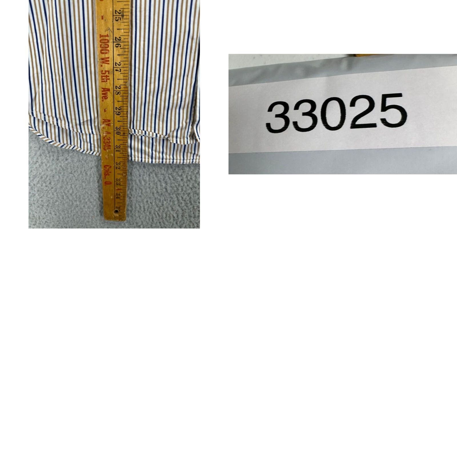Vintage R.M. Williams Stockyard Button Up Shirt Mens Medium Tan Striped Regular Fit Long Sleeve Knit 100% Cotton Button Pocket Size US M / EU 48-50 / 2 - 8 Thumbnail