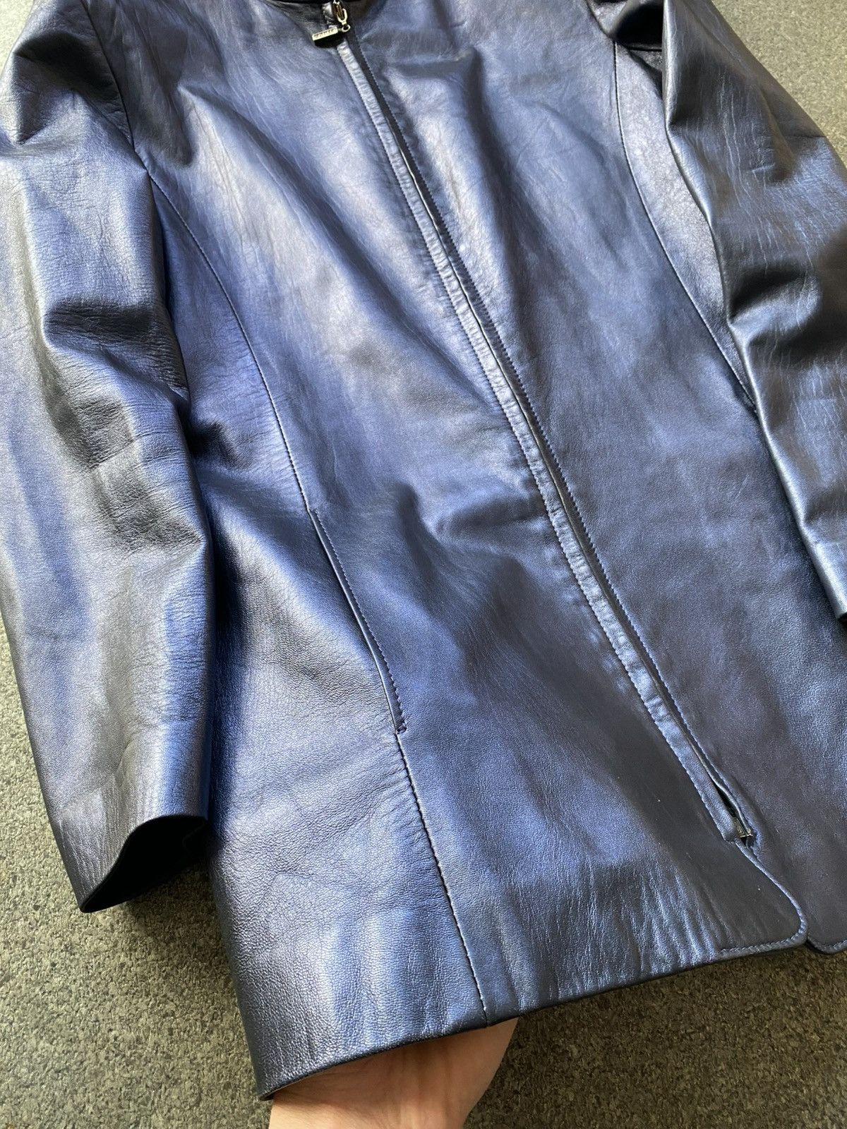 Gianfranco Ferre × Vintage Vintage Gianfranco Ferre GF Leather Jacket Size M / US 6-8 / IT 42-44 - 10 Thumbnail