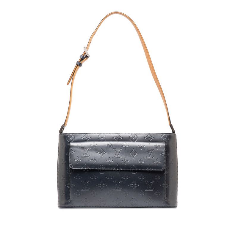image of Louis Vuitton Monogram Mat Alston in Blue, Women's