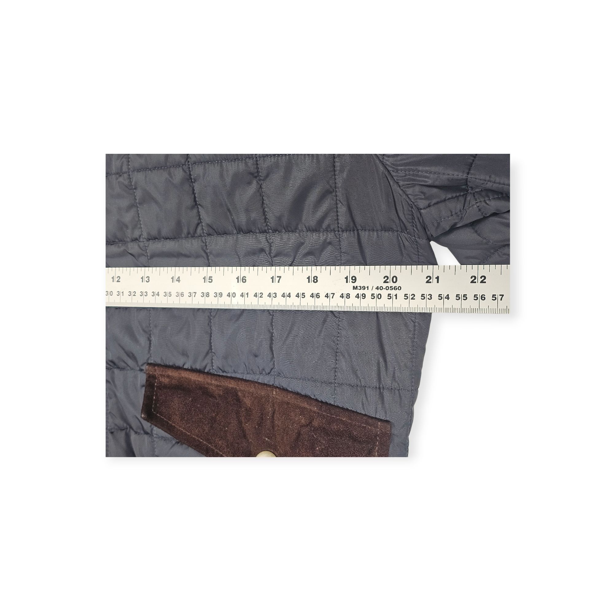 Gucci Gucci Quilted Bomber Jacket Size 50 IT Navy Blue Brown Suede Size US M / EU 48-50 / 2 - 5 Thumbnail