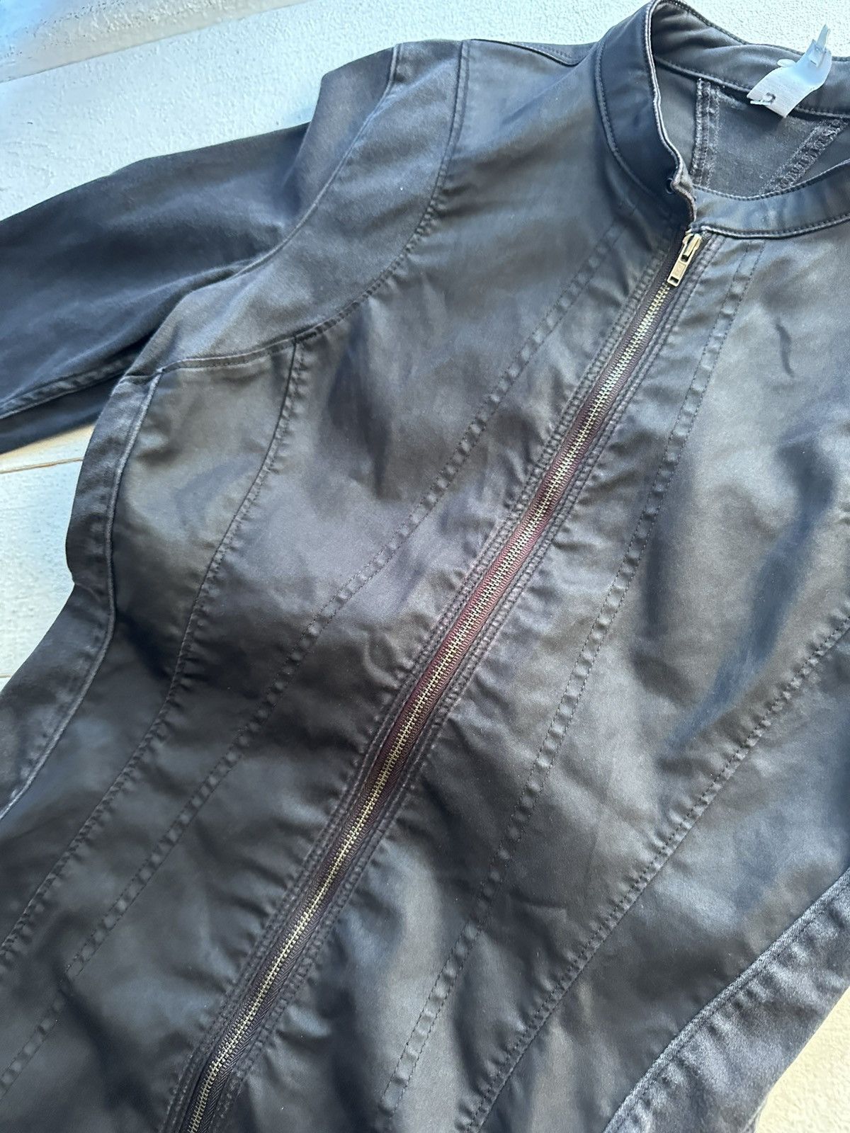 G-Star 🚨 G STAR RAW WMN Y2K Vintage Denim Zip Racing Jacket Size M / US 6-8 / IT 42-44 - 5 Thumbnail