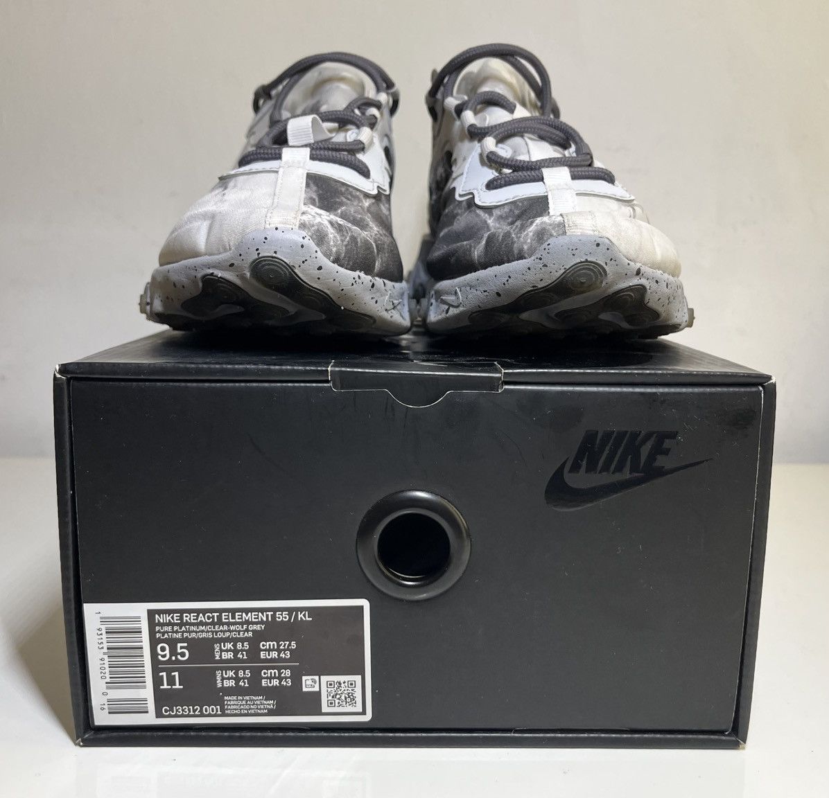 Kendrick Lamar × Nike Nike React Element 55 Kendrick Lamar Size US 9.5 / EU 42-43 - 6 Thumbnail