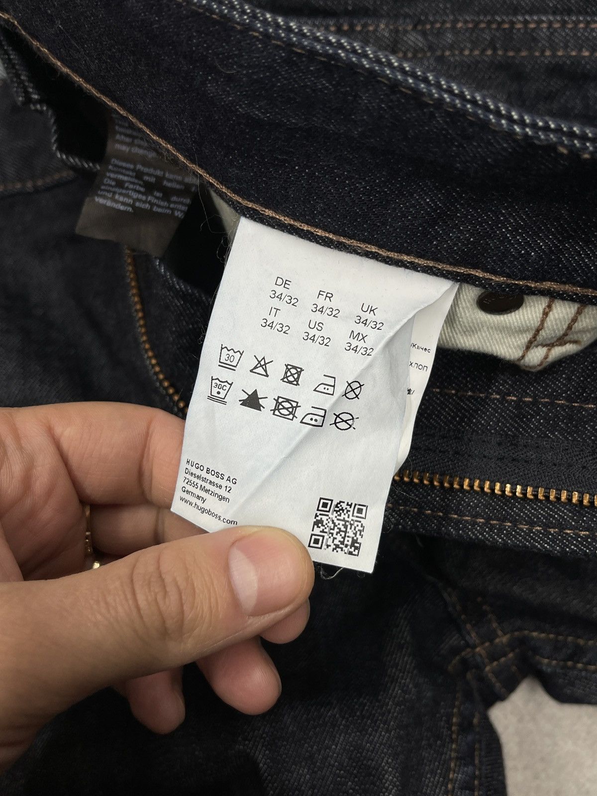 Hugo × Hugo Boss Mens Hugo Boss Delaware Denim Jeans Navy Size 34 Size US 34 / EU 50 - 13 Thumbnail