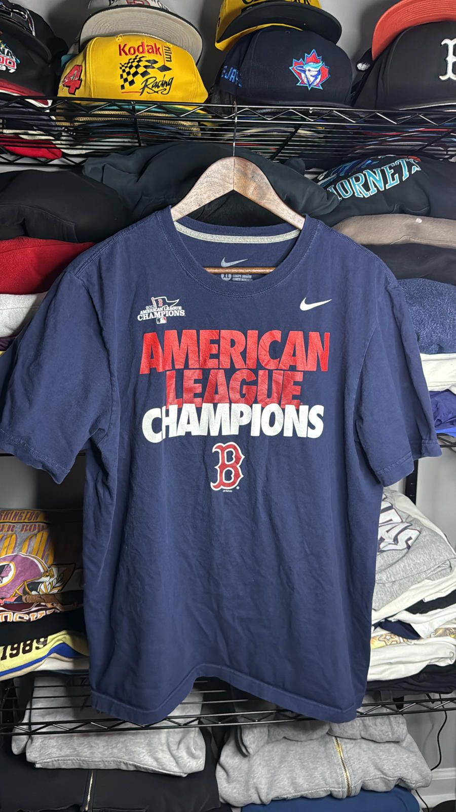 Nike Nike Boston Red Sox American League Champions T-Shirt Size US XL / EU 56 / 4 - 1 Thumbnail