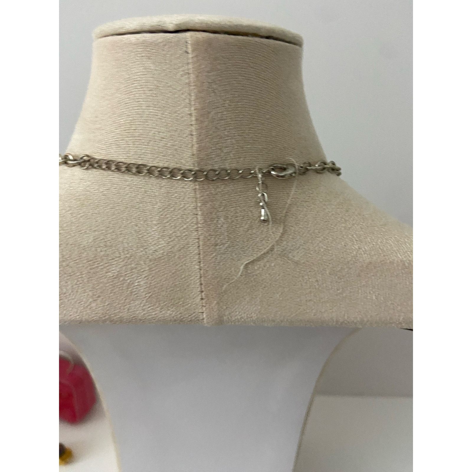Other Turquoise bead charm necklace silver tone Size ONE SIZE - 4 Thumbnail