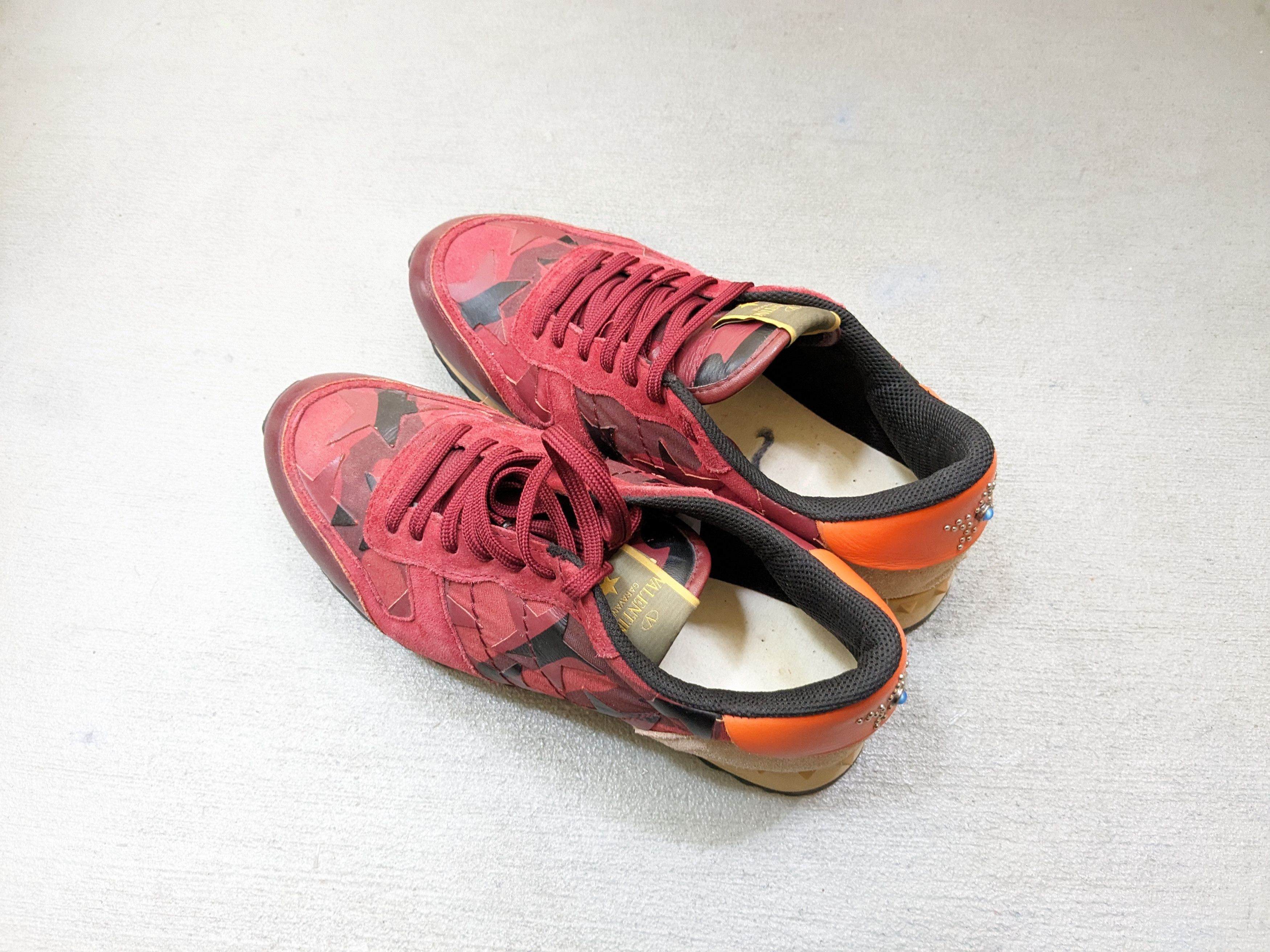 Valentino Valentino Rockrunner Camo Sneakers Size 11 44 Red Star Size US 11 / EU 44 - 12 Thumbnail