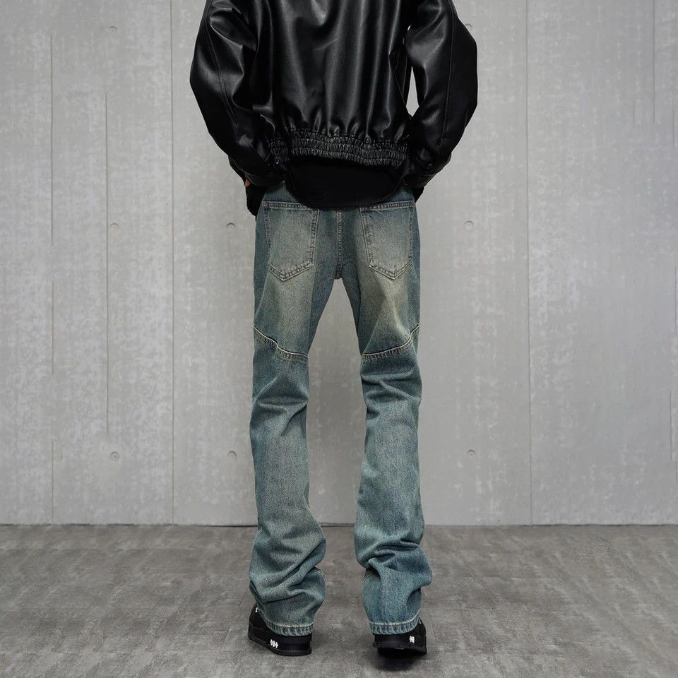 Jeans Men Streetwear Blue Vintage Casual Fashion Y2K Style