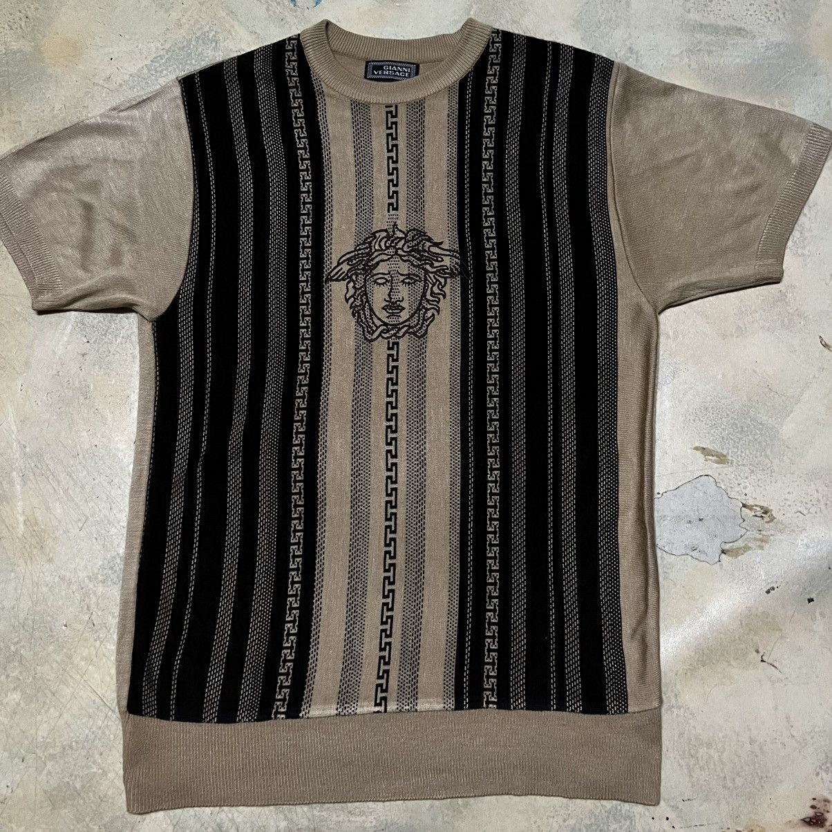 Versace Gianni Versace Big Logo Knitwear Size US M / EU 48-50 / 2 - 3 Thumbnail