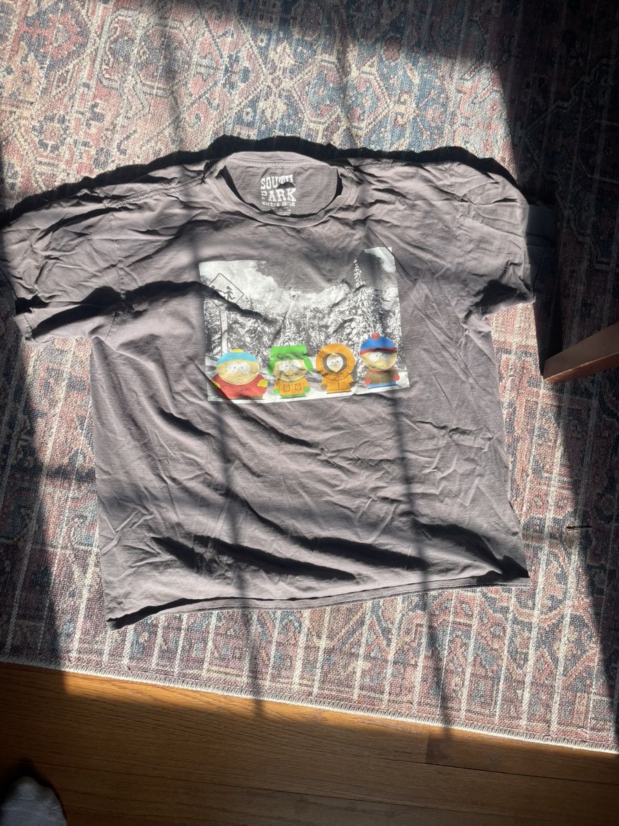 Band Tees × Vintage Vintage South Park funny grey t shirt Size US XL / EU 56 / 4 - 1 Thumbnail