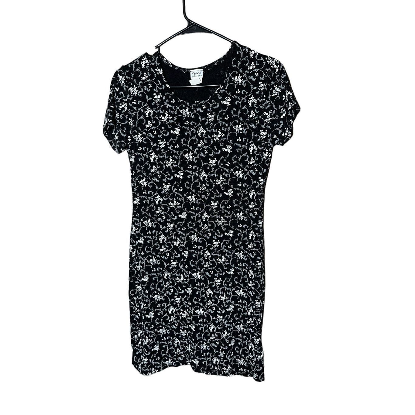 Other Vintage Spice Clothing 90s Flower Print Dress Size M Size M / US 6-8 / IT 42-44 - 1 Thumbnail