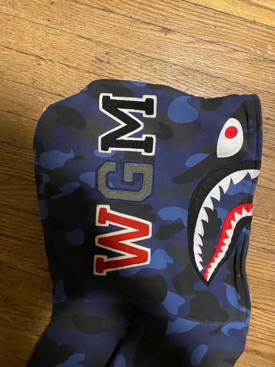 Bape Color Camo Shark Full Zip Hoodie Size US L / EU 52-54 / 3 - 2 Thumbnail