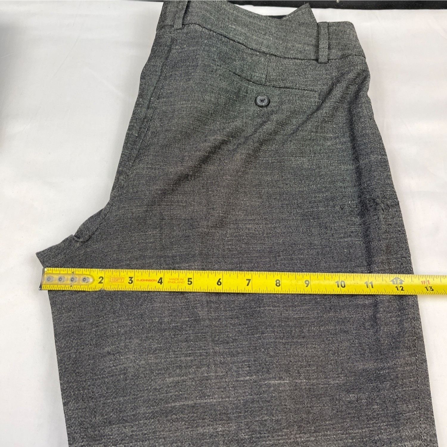 Ann Taylor Ann Taylor Loft Women's Charcoal Pants/Trousers Sz 12P SKU 4 Size 34" / US 12 / IT 48 - 7 Thumbnail