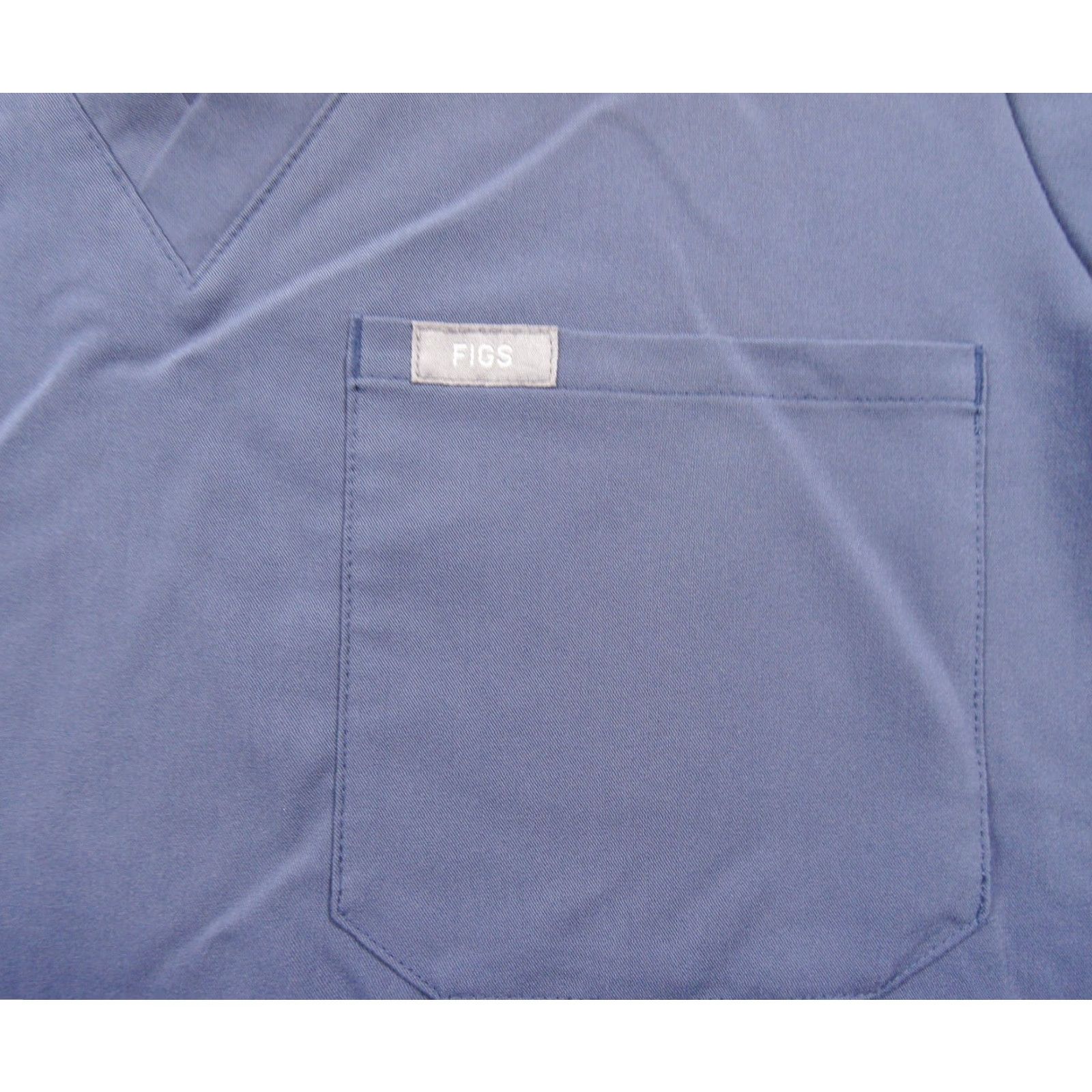 Vintage FIGS Shirt Womens Small Blue Scrub Top Nurse Medical Workwear Stretch Catarina Size S / US 4 / IT 40 - 3 Thumbnail