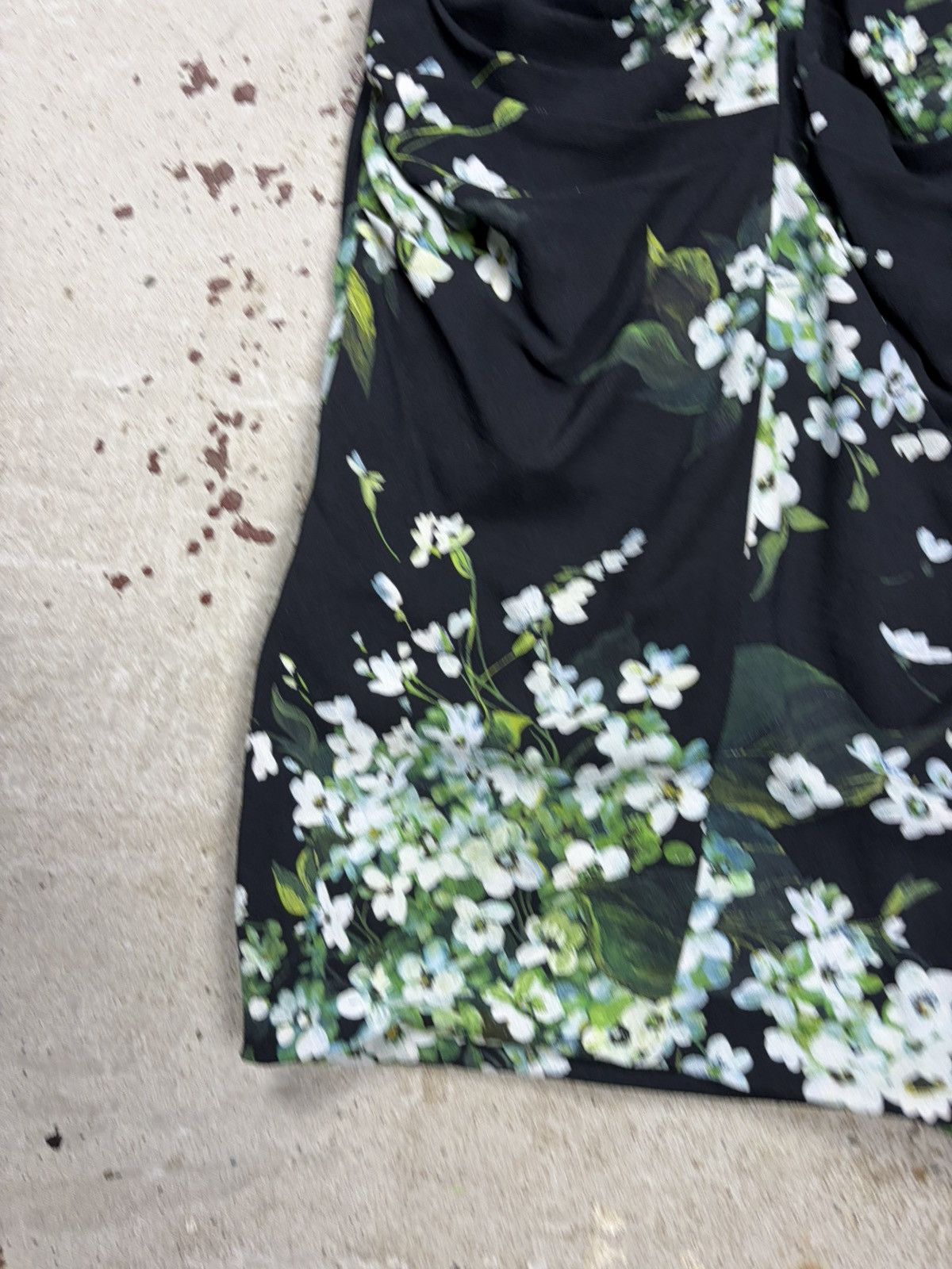 Dolce & Gabbana Dolce & Gabbana Floral Ruched Sleeveless Midi Dress Size S / US 4 / IT 40 - 13 Thumbnail