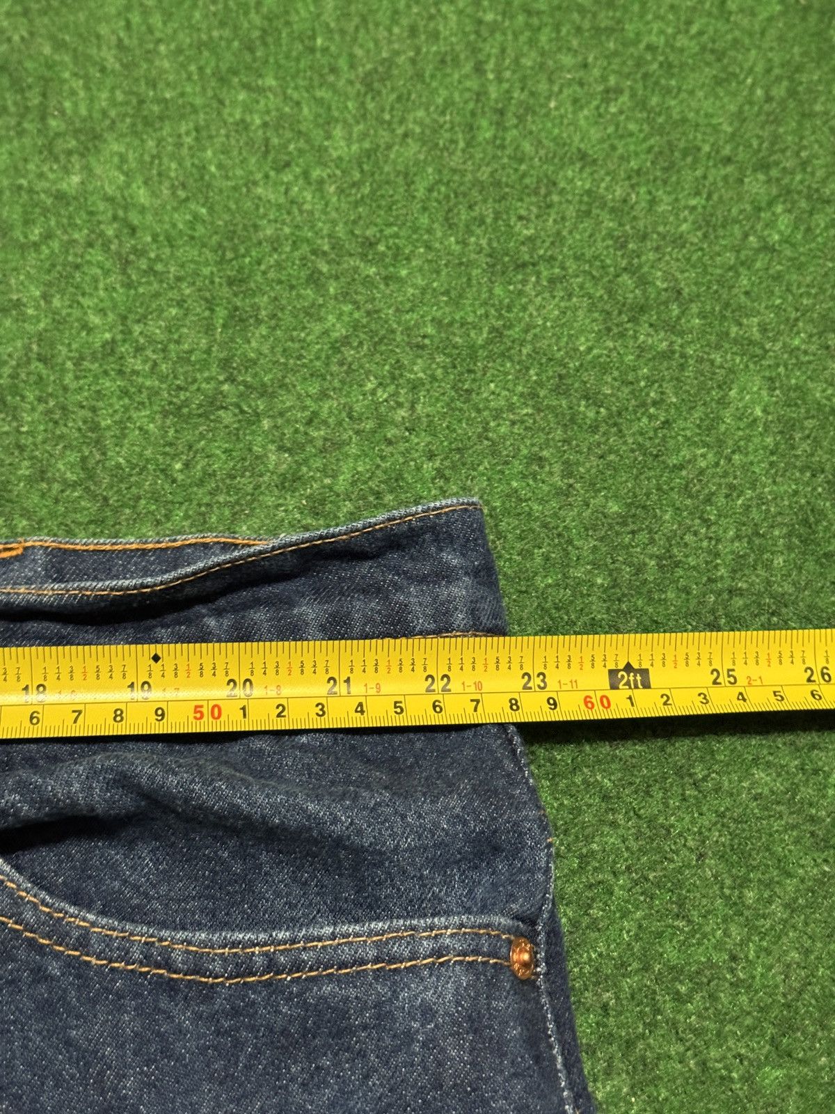 Levi's Vintage Clothing Levis 517 Bootcut Vintage 90s 46x28 Denim Jeans Cotton Size US 44 / EU 60 - 4 Thumbnail