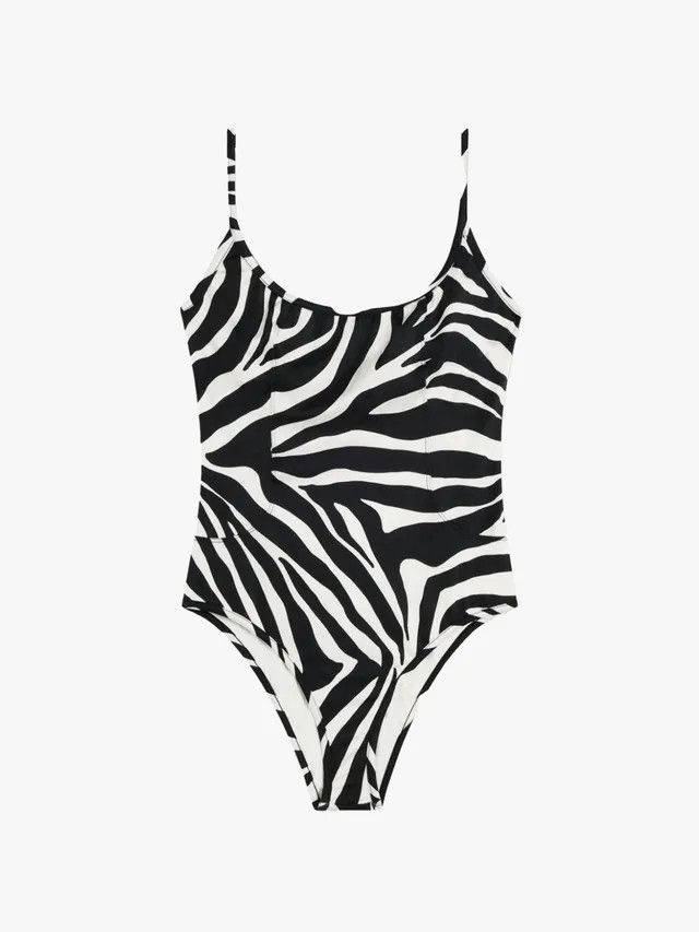 Tom Ford o1w1db10525 SWJ023 One-Piece Swimsuit in Black/White Size XS / US 0-2 / IT 36-38 - 1 Preview
