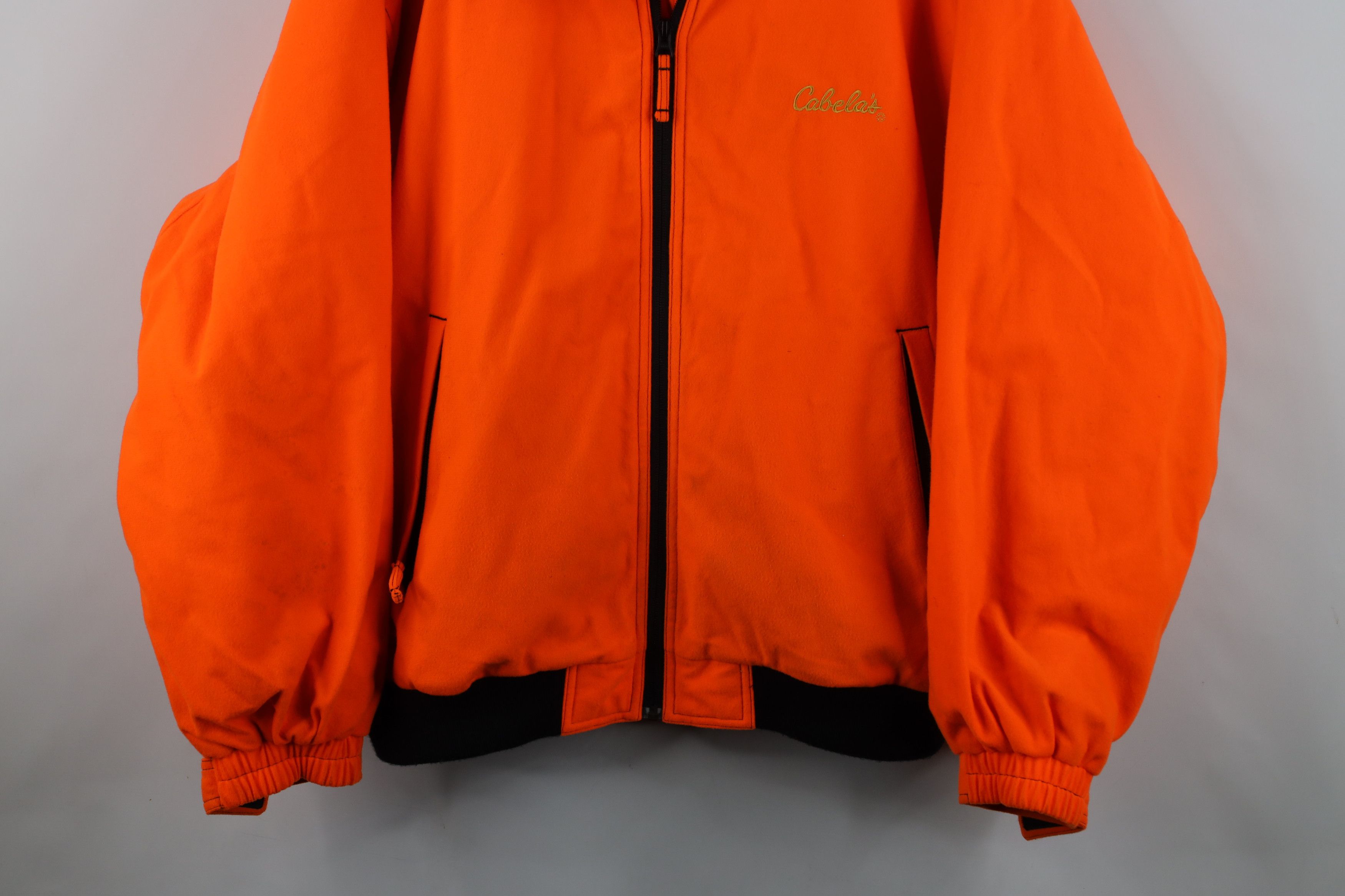 Cabelas × Vintage Vintage 90s Cabelas Fleece Lined Chamois Cloth Bomber Jacket Size US L / EU 52-54 / 3 - 3 Thumbnail