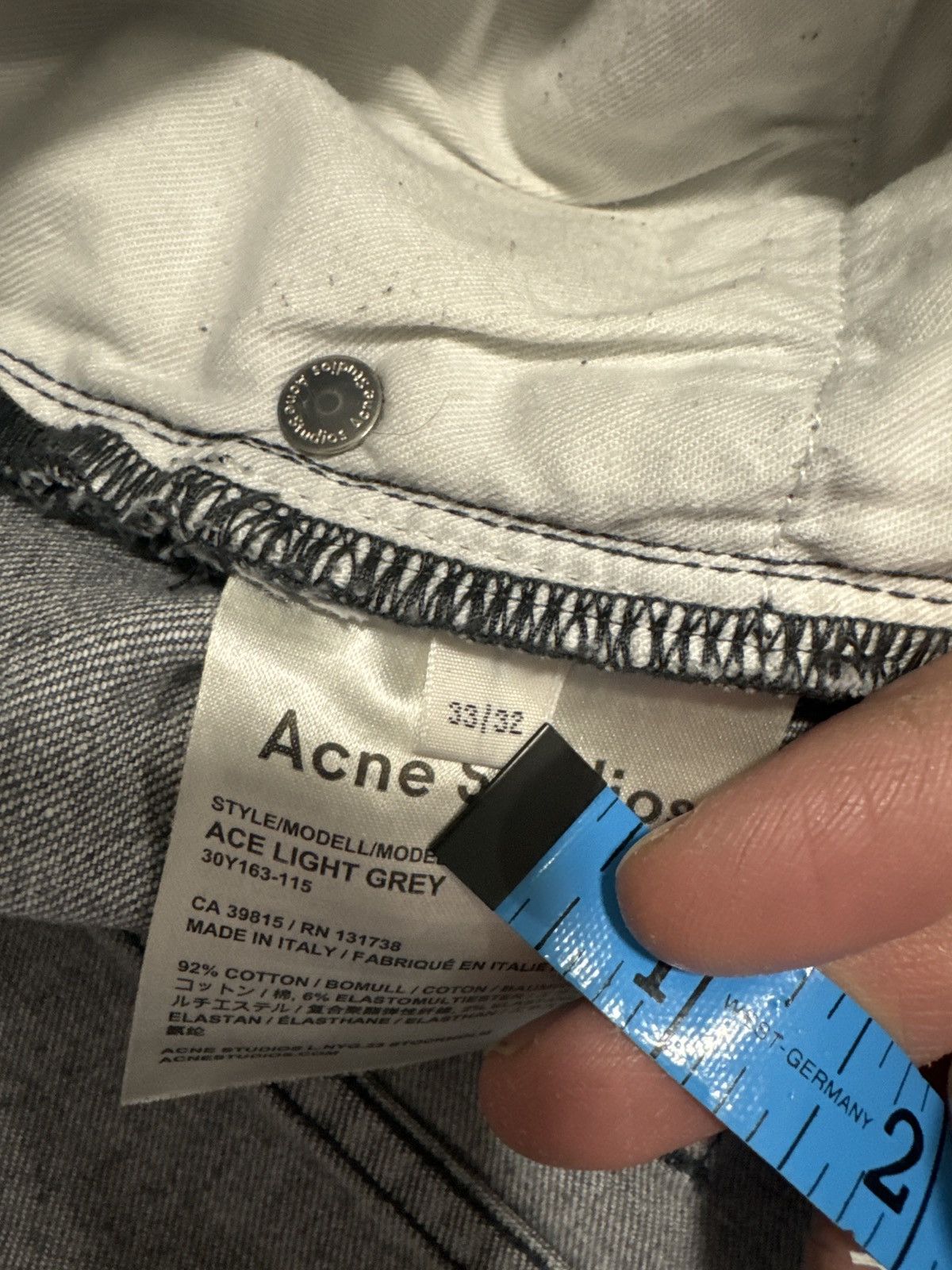 Acne Studios Acne Studios slim jeans Size US 33 - 6 Thumbnail
