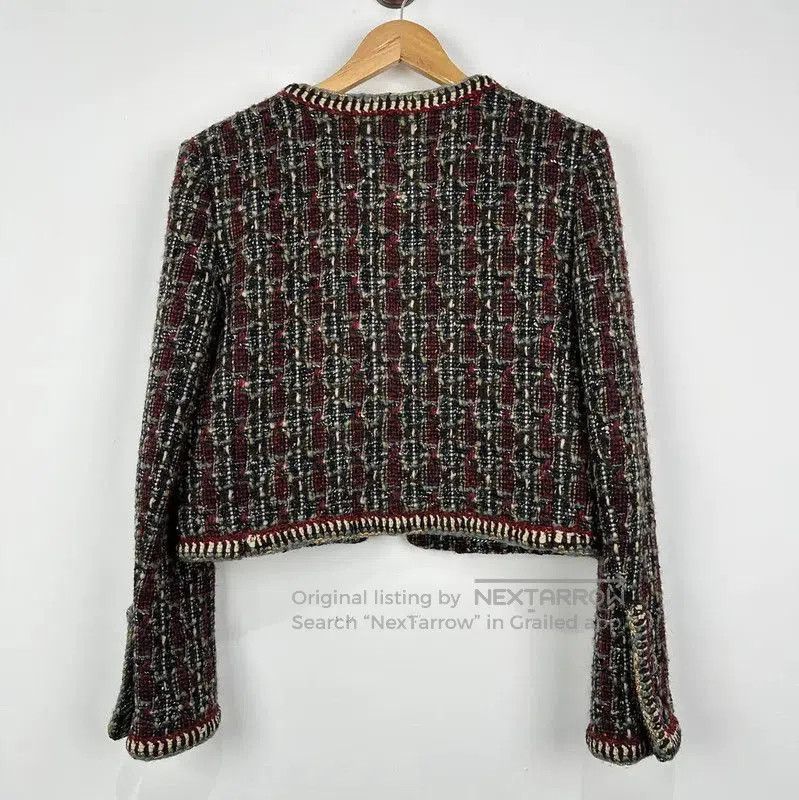Chanel Chanel Multicolor Wool Jacket for Women . Size M / US 6-8 / IT 42-44 - 2 Thumbnail