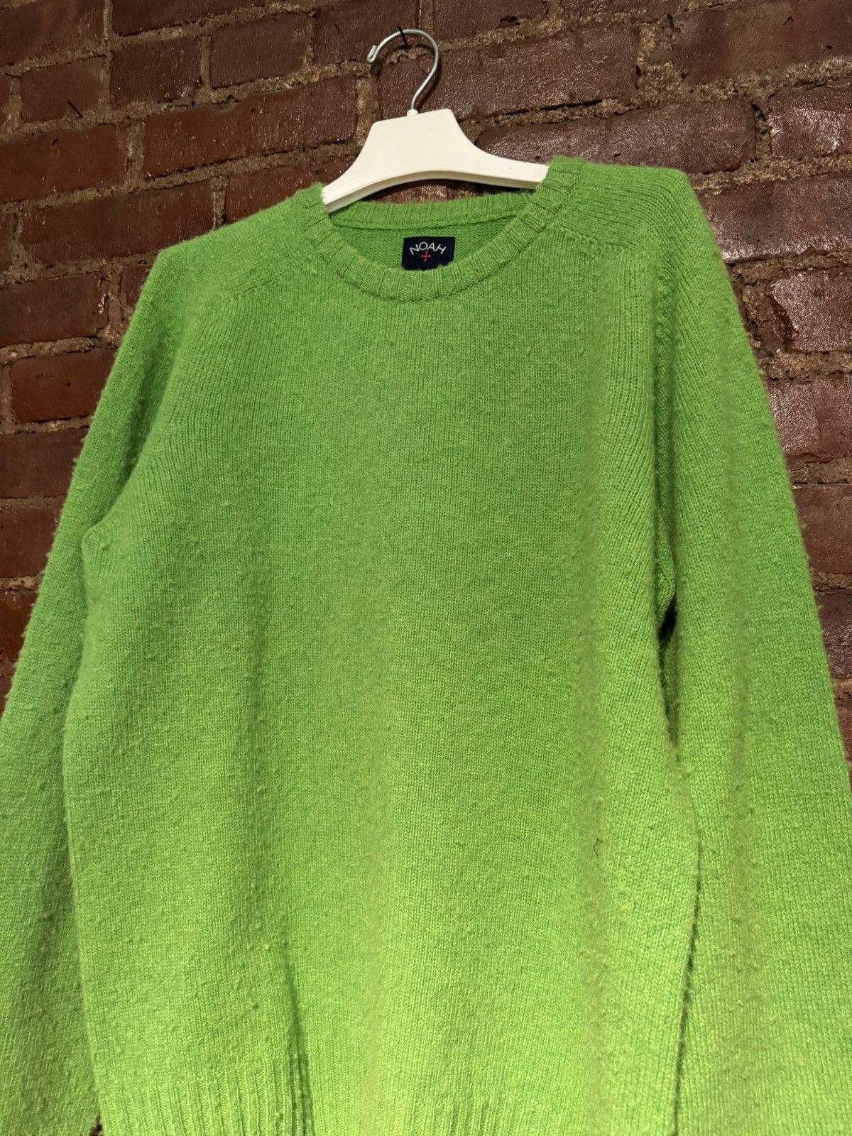Noah Noah NY Green Shetland Sweater | Grailed