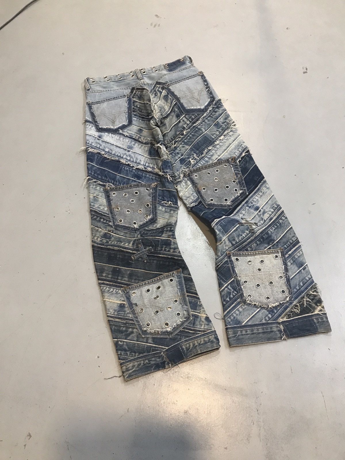 Levi's Vintage upcycled Heavy patch jeans Size US 30 / EU 46 - 3 Thumbnail