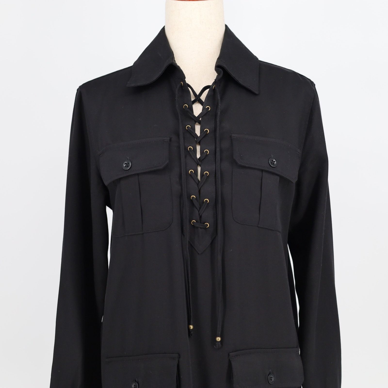 Ralph Lauren Lauren Ralph Lauren Women Lace-Up Placket Dress Size 4 Size S / US 4 / IT 40 - 5 Thumbnail
