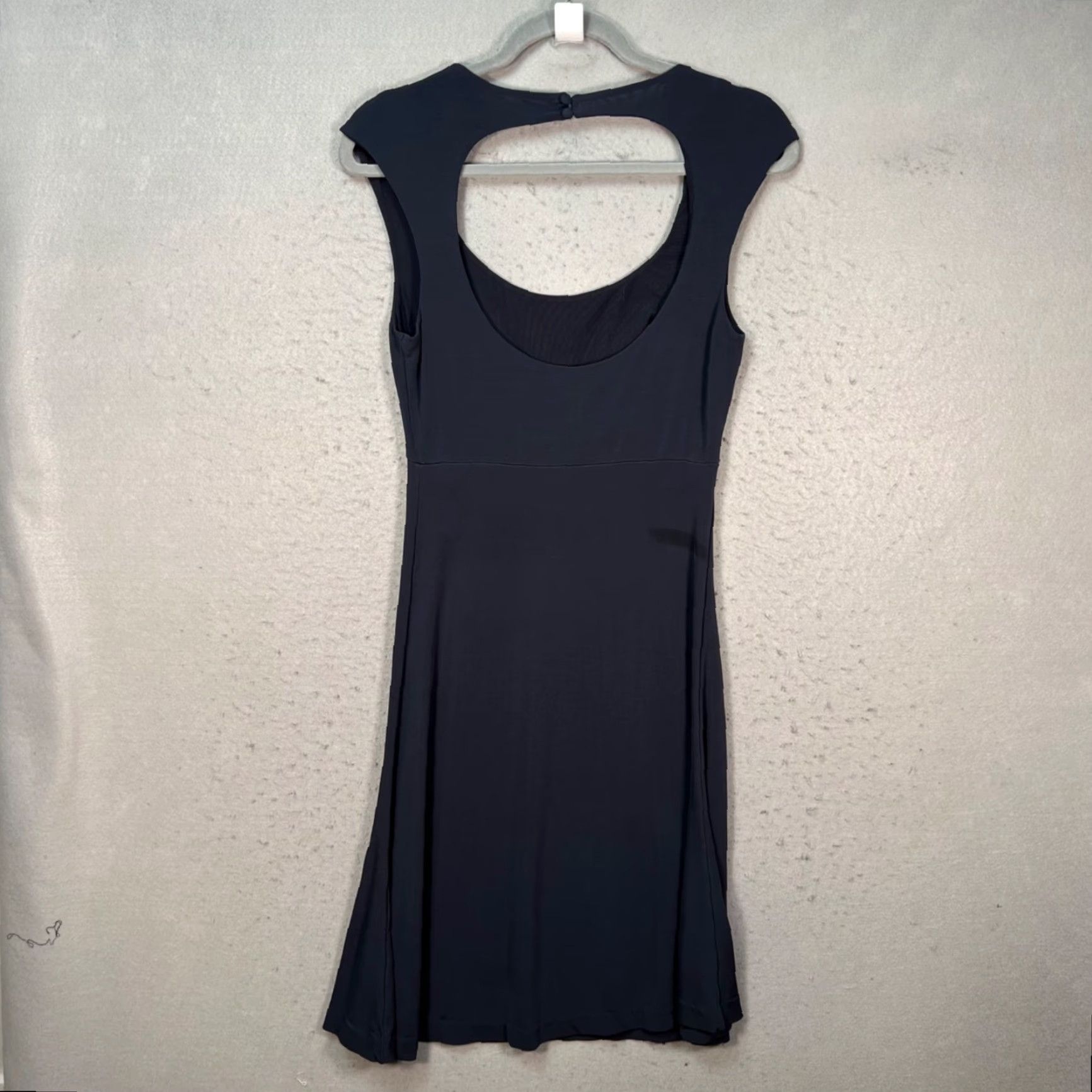 Banana Republic VINTAGE Banana Republic Blue Cap Sleeve Fit & Flare Dress Womens Size 6 Size M / US 6-8 / IT 42-44 - 2 Thumbnail