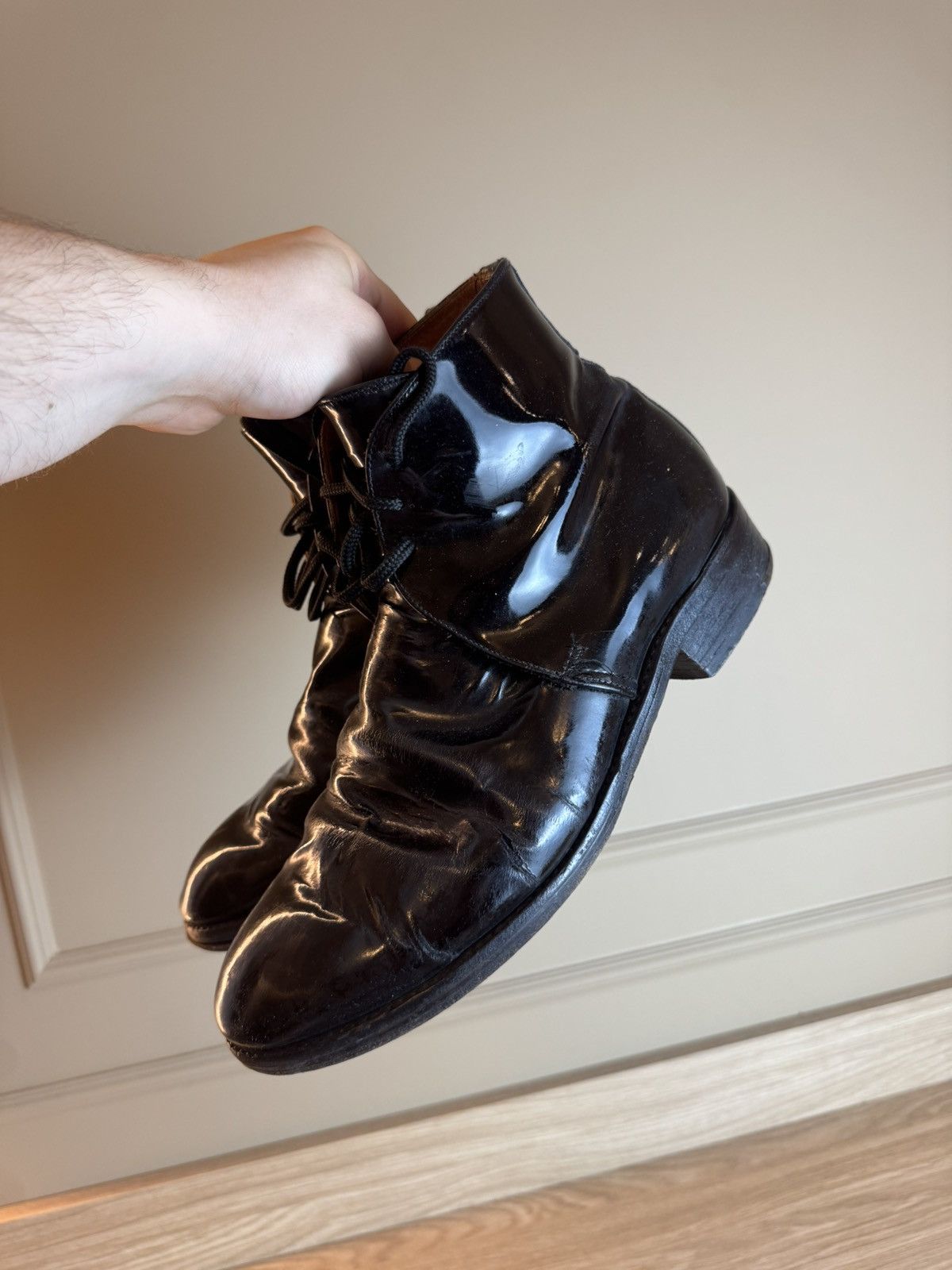 Vintage Vintage Chelsea Leather Avant Garde Boots Size US 11.5 / EU 44-45 - 2 Thumbnail