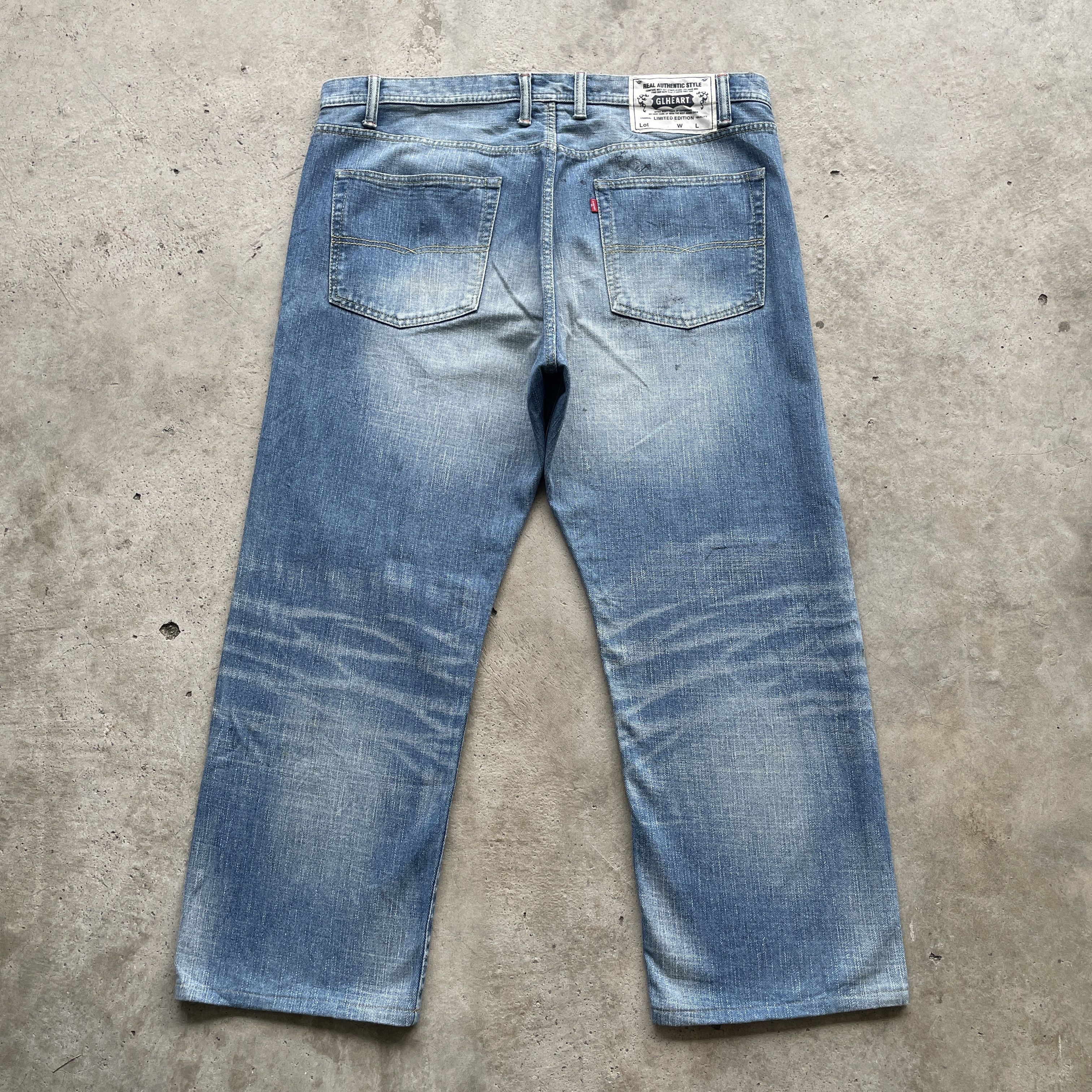 Japanese Brand VINTAGE JAPANESE BAGGY FADED JEANS DISTRESSED PANTS W42 Size US 42 / EU 58 - 12 Thumbnail