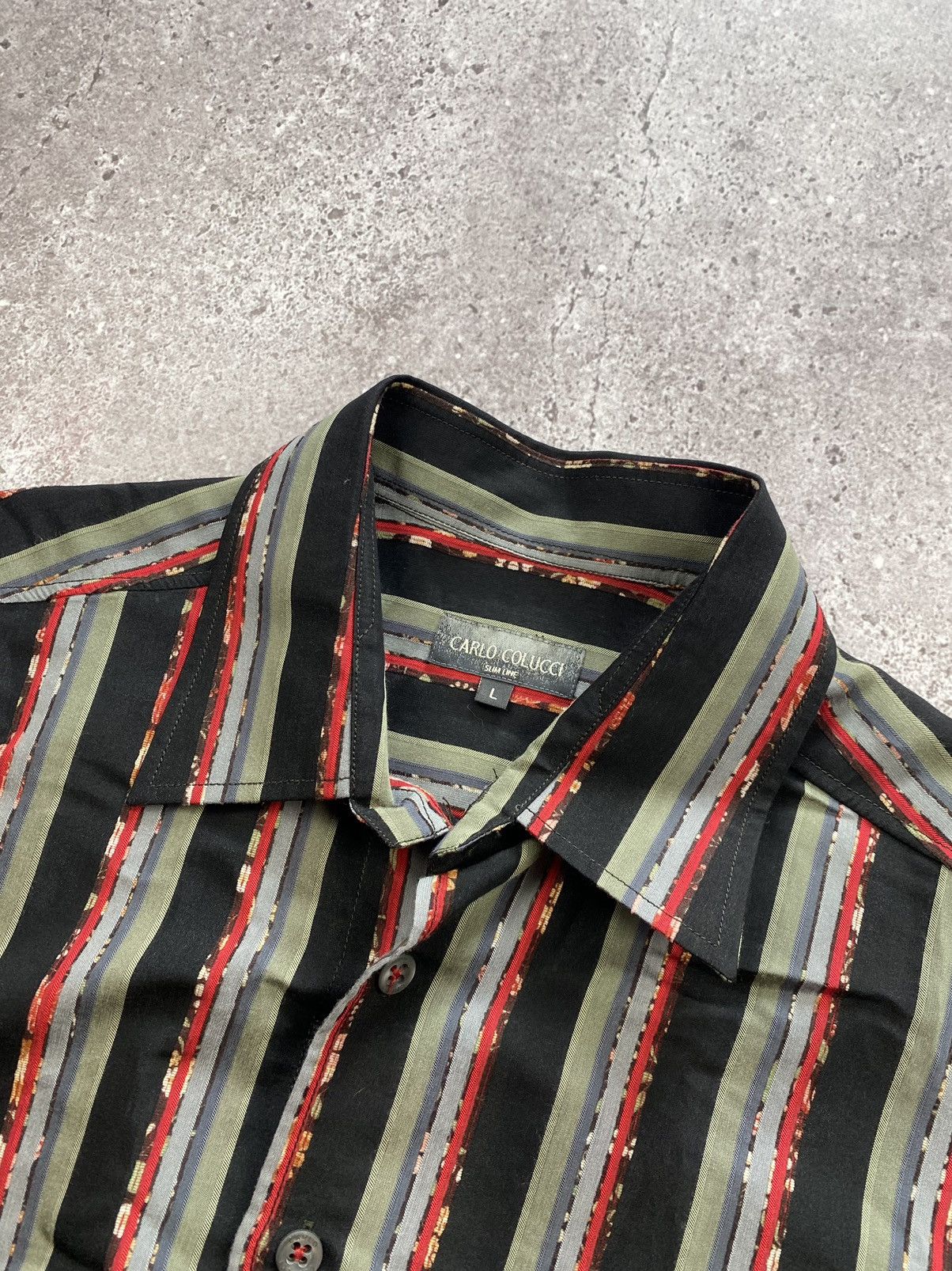 Carlo Colucci × Vintage Havaii Vintage Carlo Colucci Overprinted Shirt Japan Y2K Size US L / EU 52-54 / 3 - 3 Thumbnail