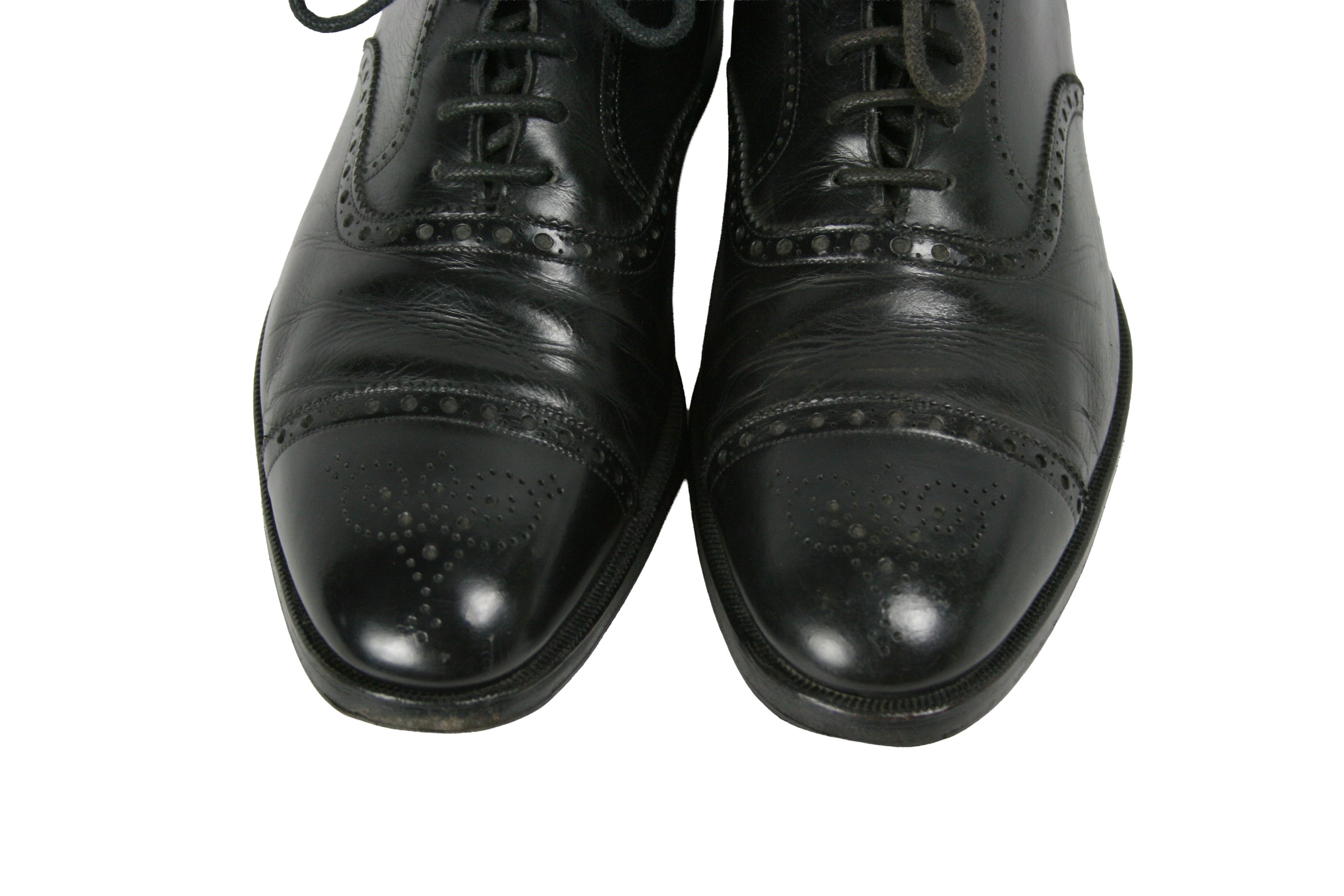 Crockett & Jones 00S Healt Brand Leather Brogue Vintage Size US 8.5 / EU 41-42 - 5 Thumbnail