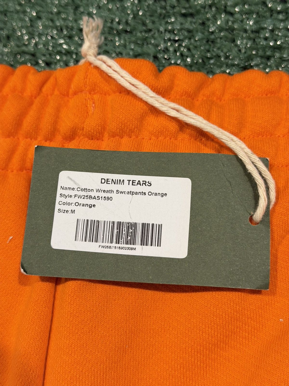 DENIM TEARS Denim Tears Cotton Wreath Sweatpants Orange (NWT) Medium Size US 32 / EU 48 - 5 Thumbnail