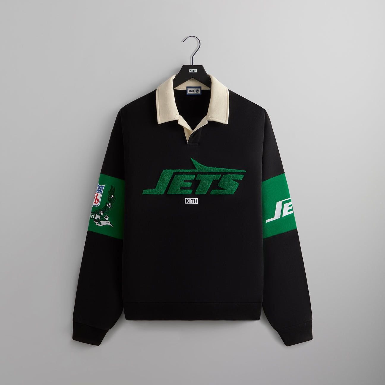 Kith × NFL Kith & '47 for NFL New York Jets Nelson Collared Pullover Size US XL / EU 56 / 4 - 1 Thumbnail
