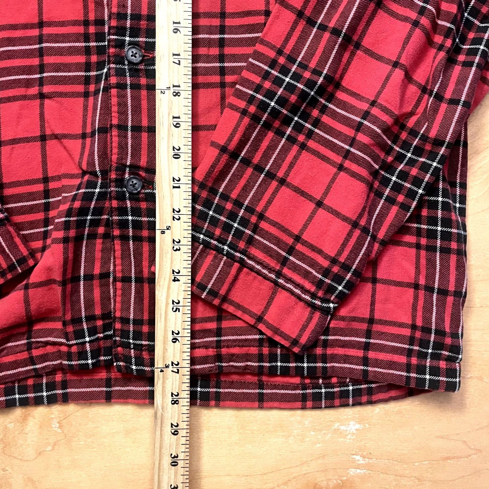 Gap VINTAGE GAP Mens Red Small Long Sleeve Button Collared Shirt Flannel 90s Size US S / EU 44-46 / 1 - 6 Thumbnail